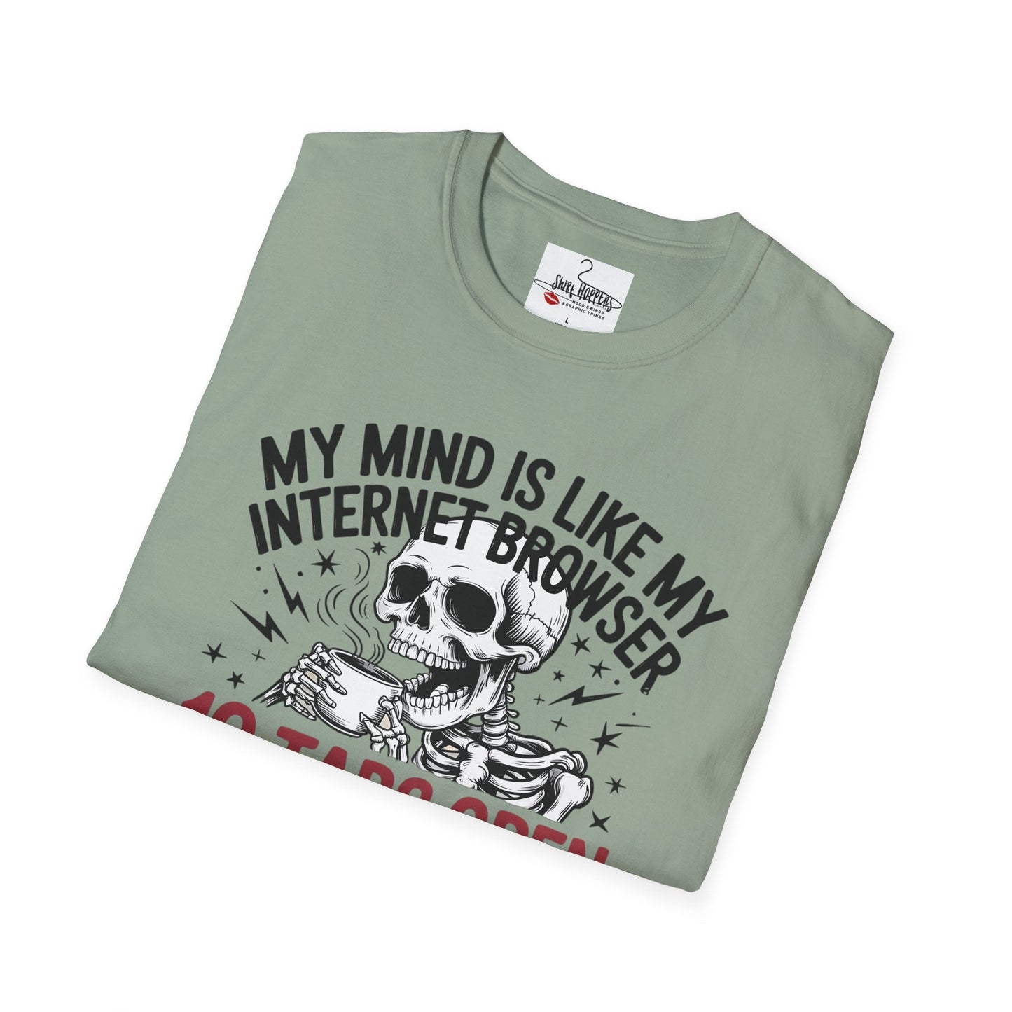 Funny ADD Bran - Graphic Tee - Shirt Happens Graphics