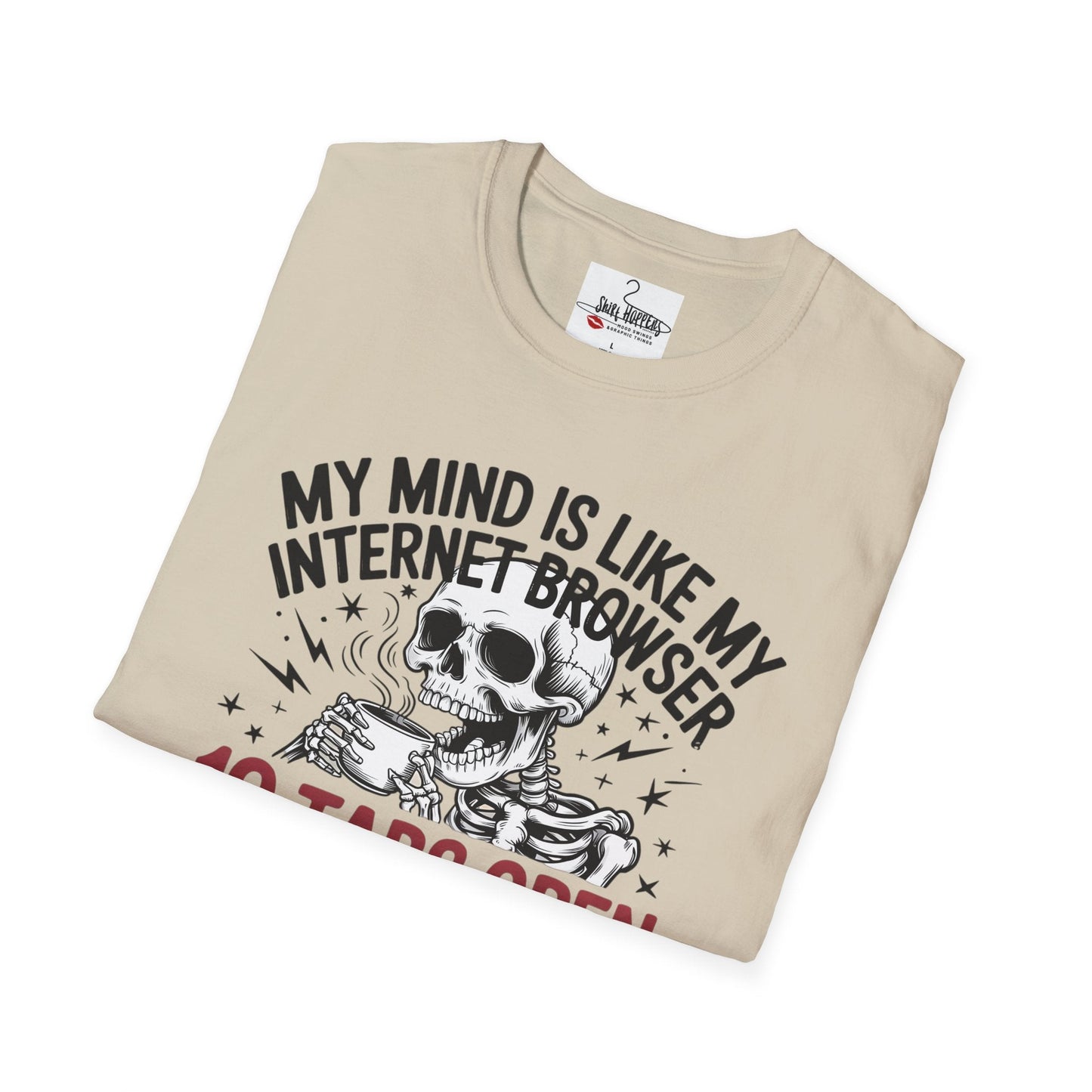 Funny ADD Bran - Graphic Tee - Shirt Happens Graphics