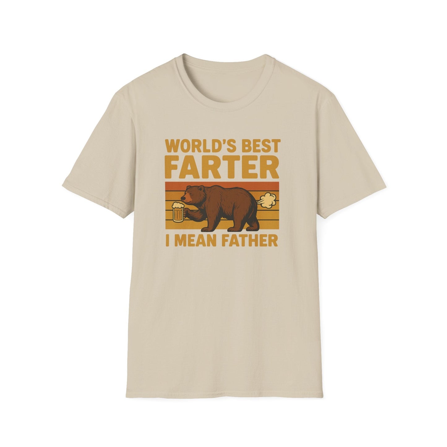 Funny Fathers Day T-Shirt, World's Best Farter Shirt, Dad Humor Tee, Unisex Gift for Dad, Comfy Father's Day Apparel - Shirt Happens Graphics