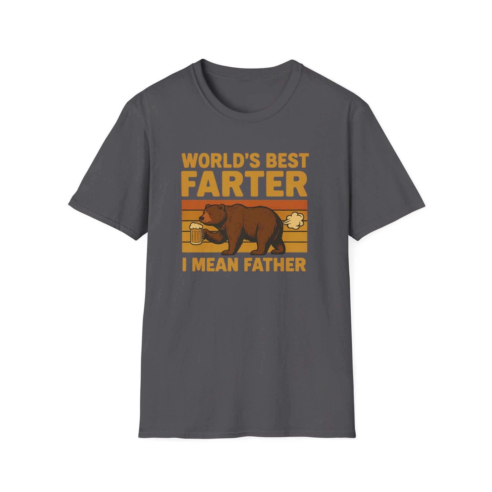 Funny Fathers Day T-Shirt, World's Best Farter Shirt, Dad Humor Tee, Unisex Gift for Dad, Comfy Father's Day Apparel - Shirt Happens Graphics
