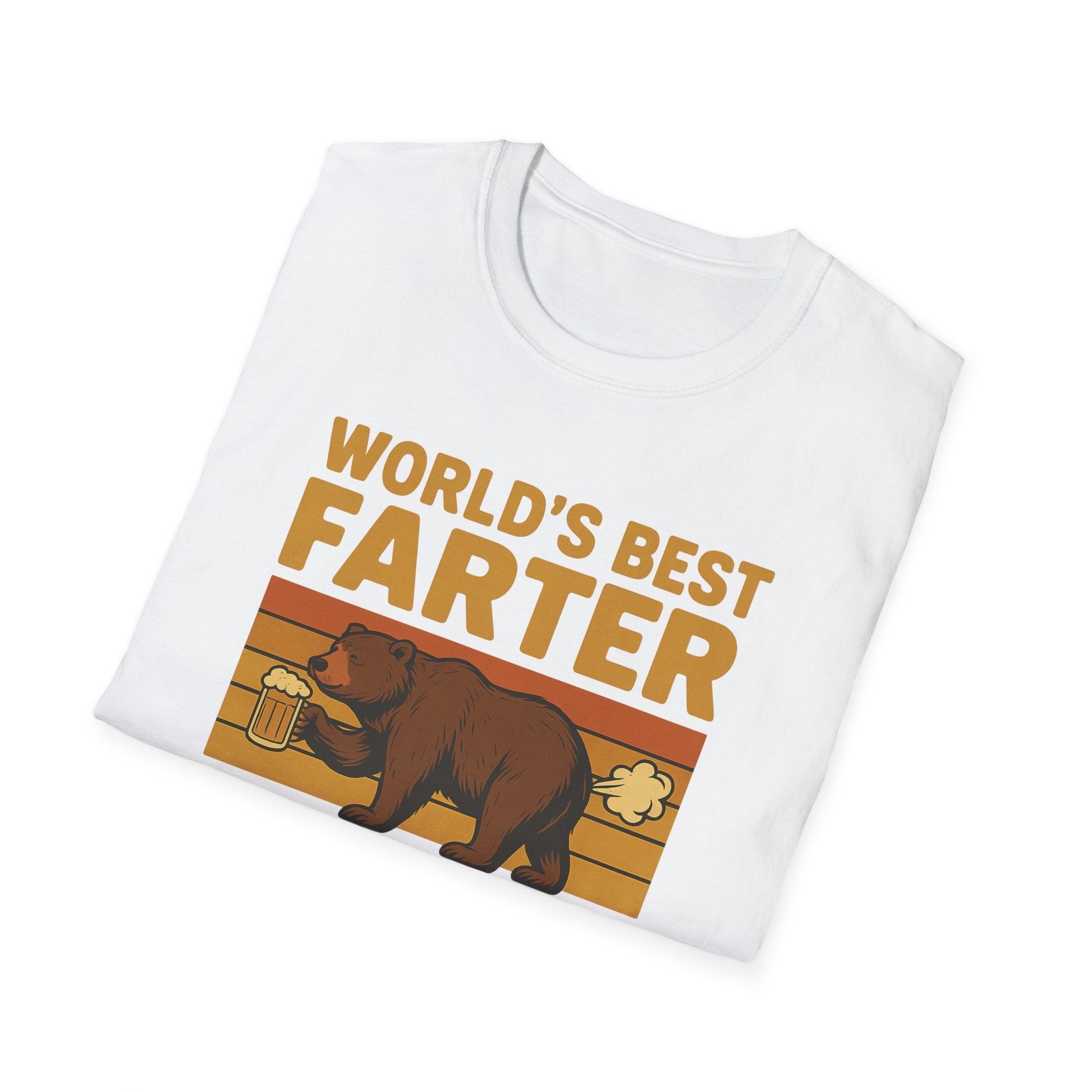 Funny Fathers Day T-Shirt, World's Best Farter Shirt, Dad Humor Tee, Unisex Gift for Dad, Comfy Father's Day Apparel - Shirt Happens Graphics