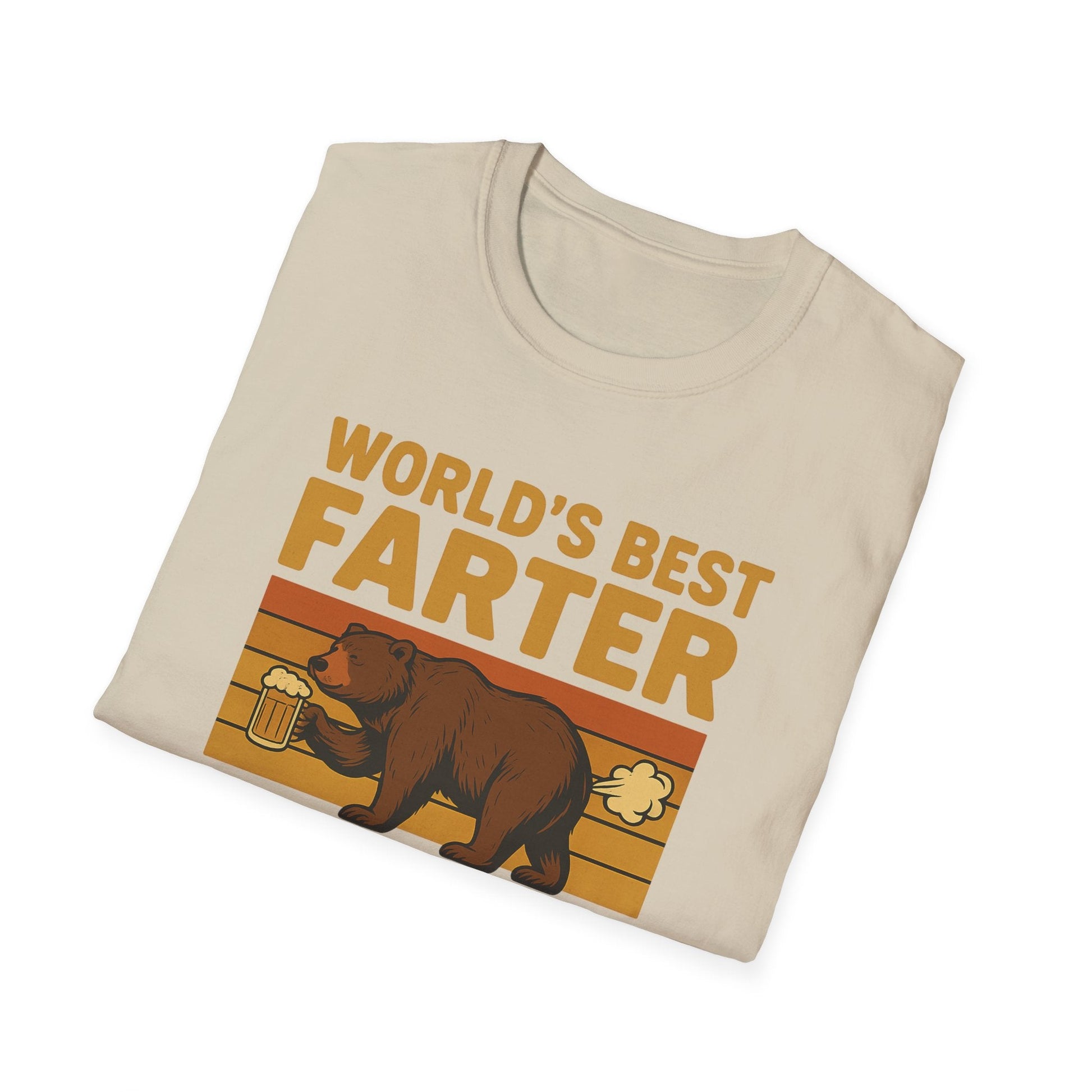Funny Fathers Day T-Shirt, World's Best Farter Shirt, Dad Humor Tee, Unisex Gift for Dad, Comfy Father's Day Apparel - Shirt Happens Graphics
