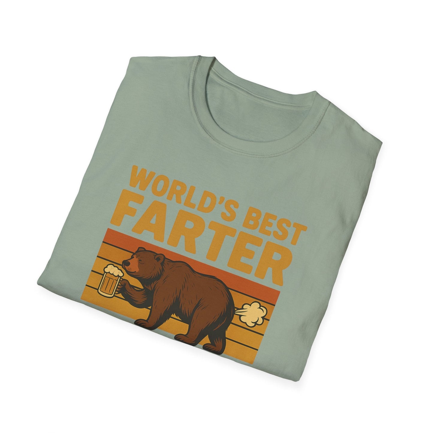 Funny Fathers Day T-Shirt, World's Best Farter Shirt, Dad Humor Tee, Unisex Gift for Dad, Comfy Father's Day Apparel - Shirt Happens Graphics