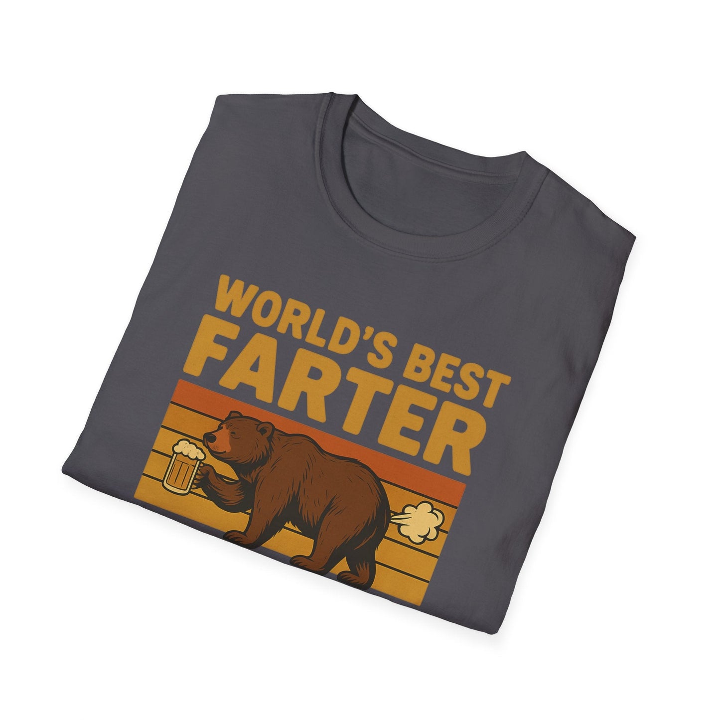 Funny Fathers Day T-Shirt, World's Best Farter Shirt, Dad Humor Tee, Unisex Gift for Dad, Comfy Father's Day Apparel - Shirt Happens Graphics