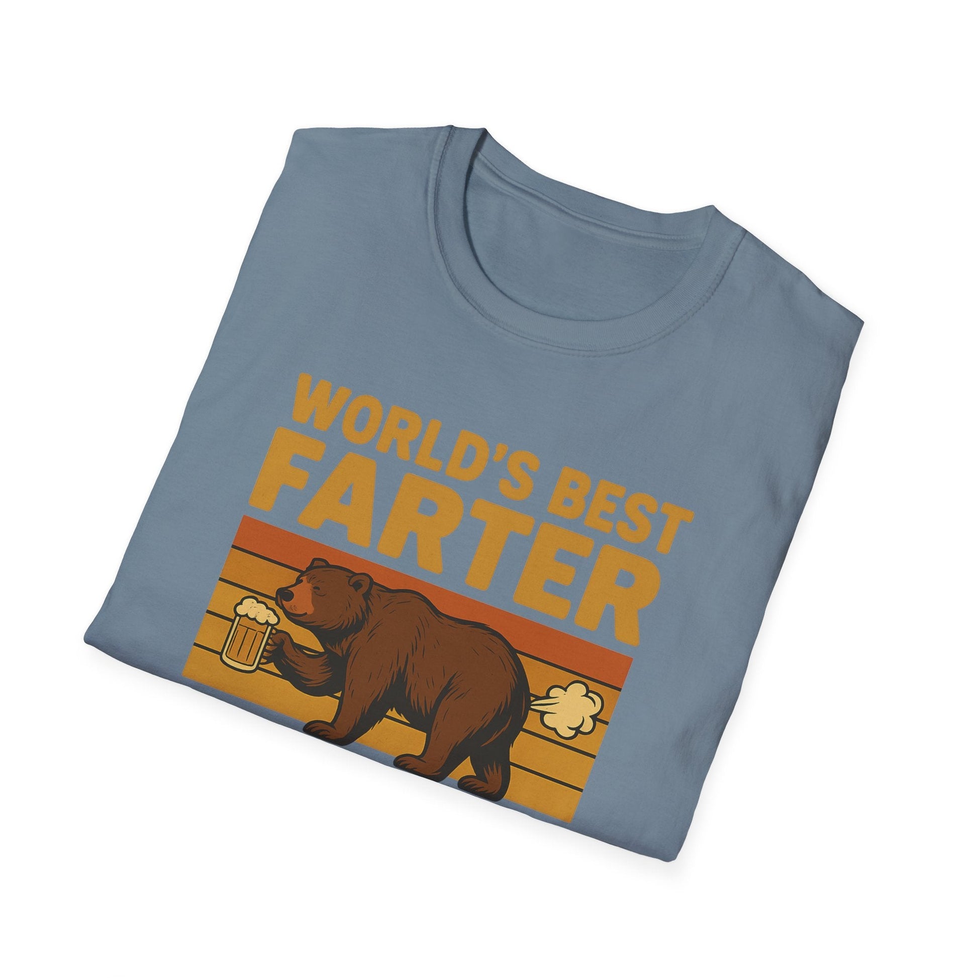 Funny Fathers Day T-Shirt, World's Best Farter Shirt, Dad Humor Tee, Unisex Gift for Dad, Comfy Father's Day Apparel - Shirt Happens Graphics