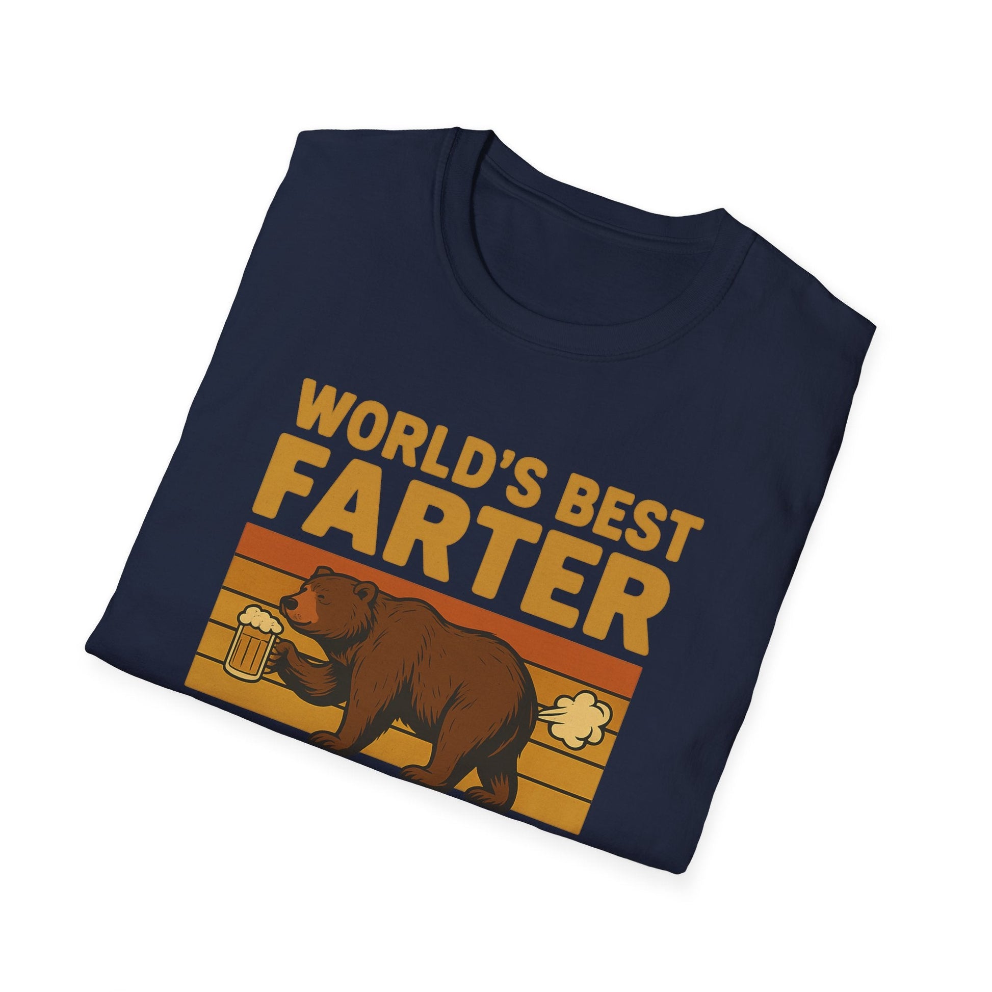 Funny Fathers Day T-Shirt, World's Best Farter Shirt, Dad Humor Tee, Unisex Gift for Dad, Comfy Father's Day Apparel - Shirt Happens Graphics