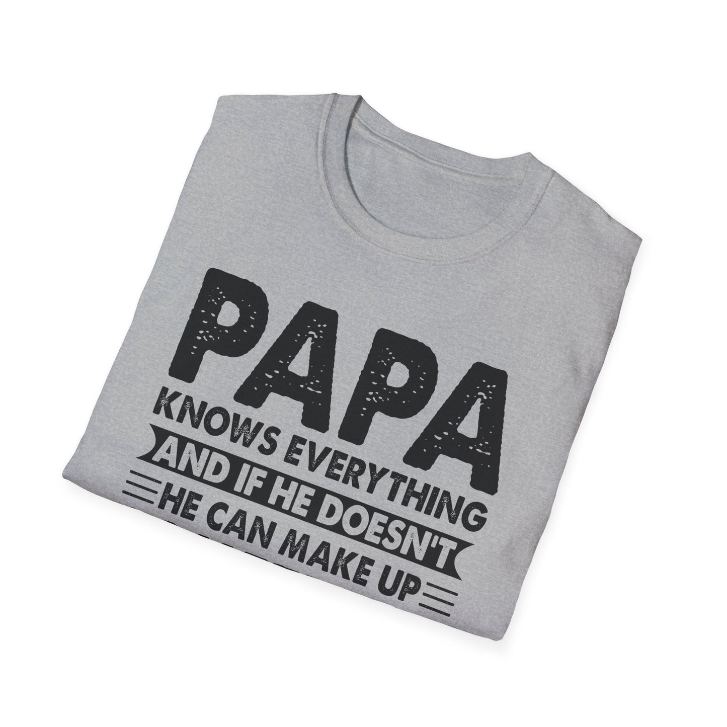 Funny Papa T-Shirt, Gift for Dad, Birthday Shirt, Fun Father's Day Tee, Dad Humor Apparel - Shirt Happens Graphics