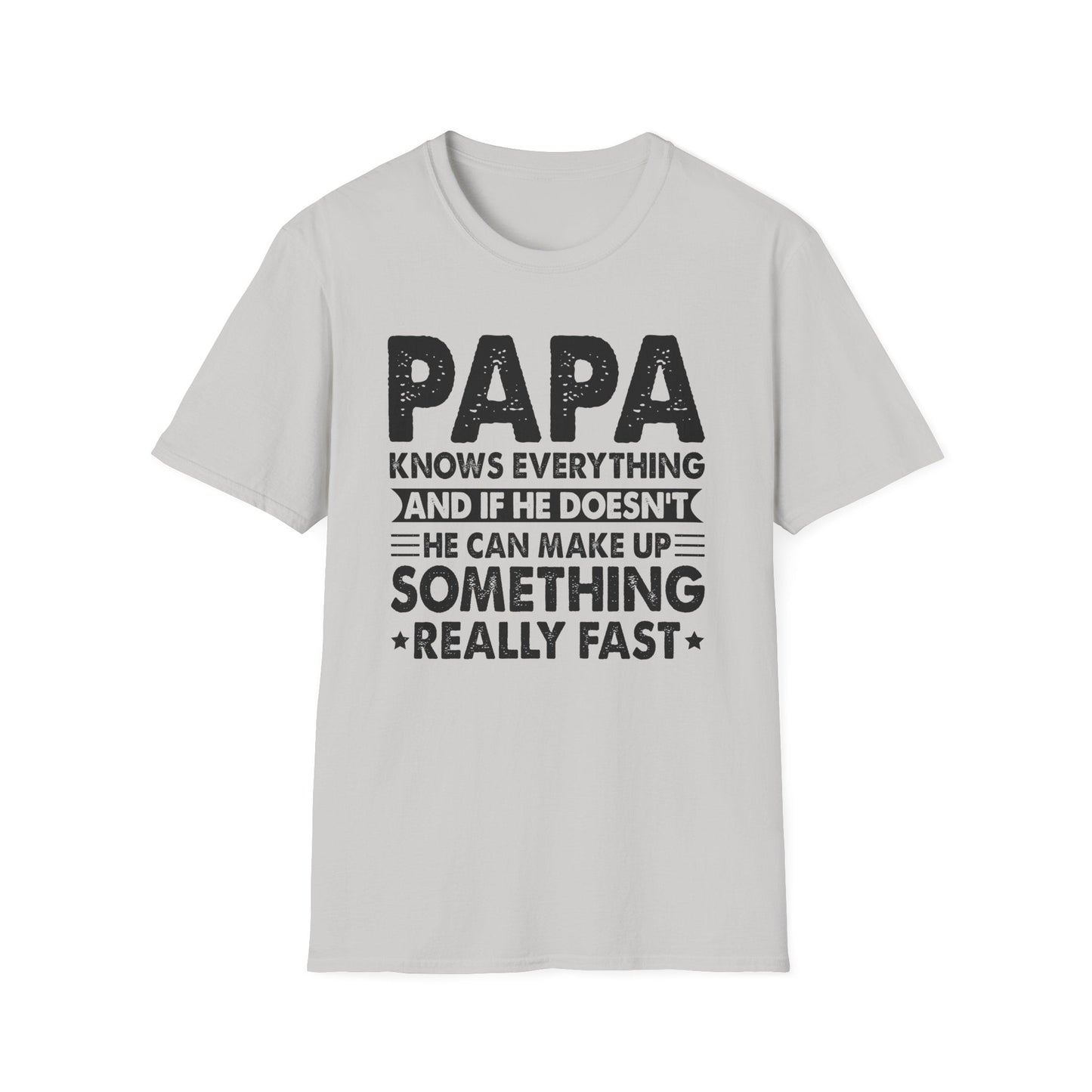 Funny Papa T-Shirt, Gift for Dad, Birthday Shirt, Fun Father's Day Tee, Dad Humor Apparel - Shirt Happens Graphics