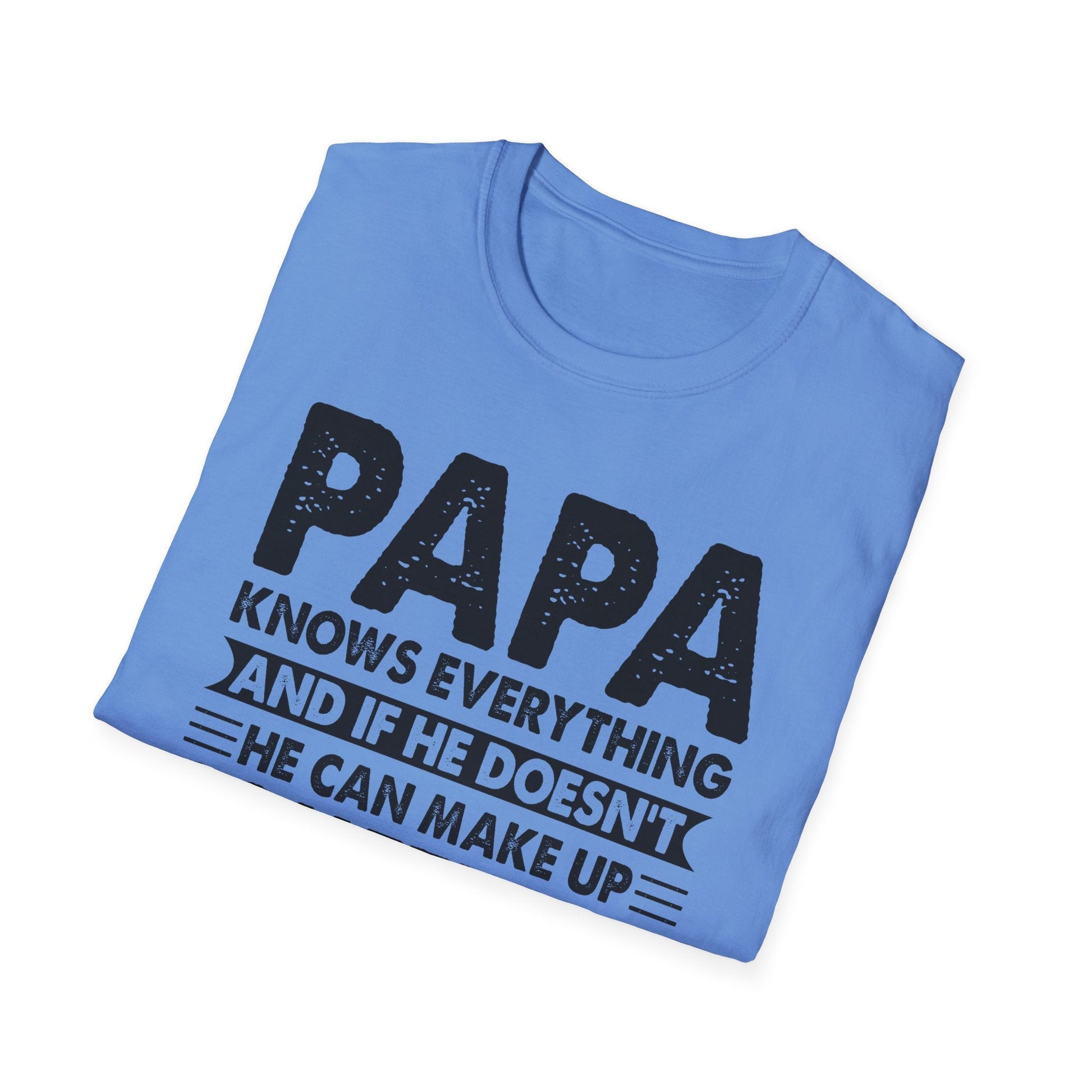 Funny Papa T-Shirt, Gift for Dad, Birthday Shirt, Fun Father's Day Tee, Dad Humor Apparel - Shirt Happens Graphics
