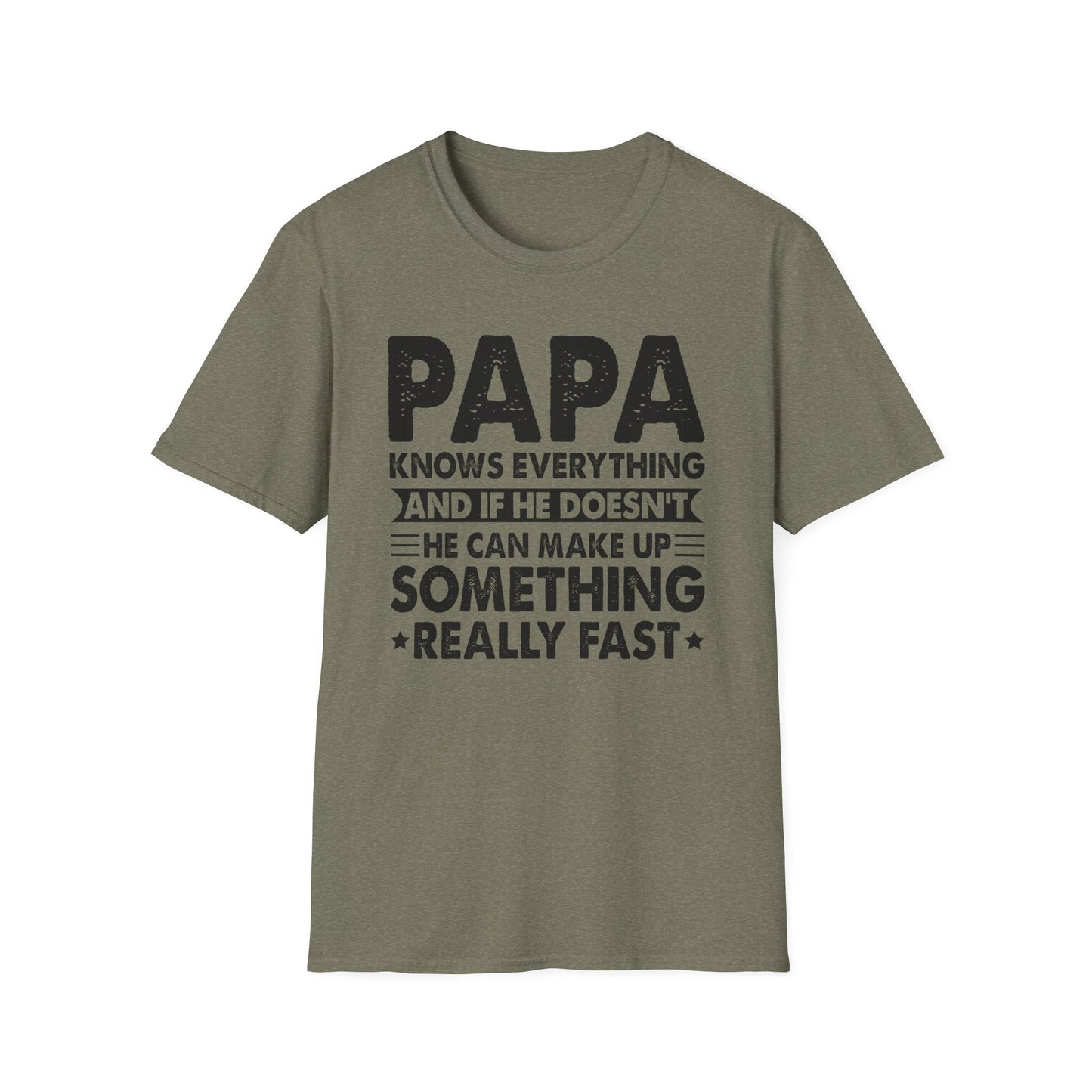 Funny Papa T-Shirt, Gift for Dad, Birthday Shirt, Fun Father's Day Tee, Dad Humor Apparel - Shirt Happens Graphics