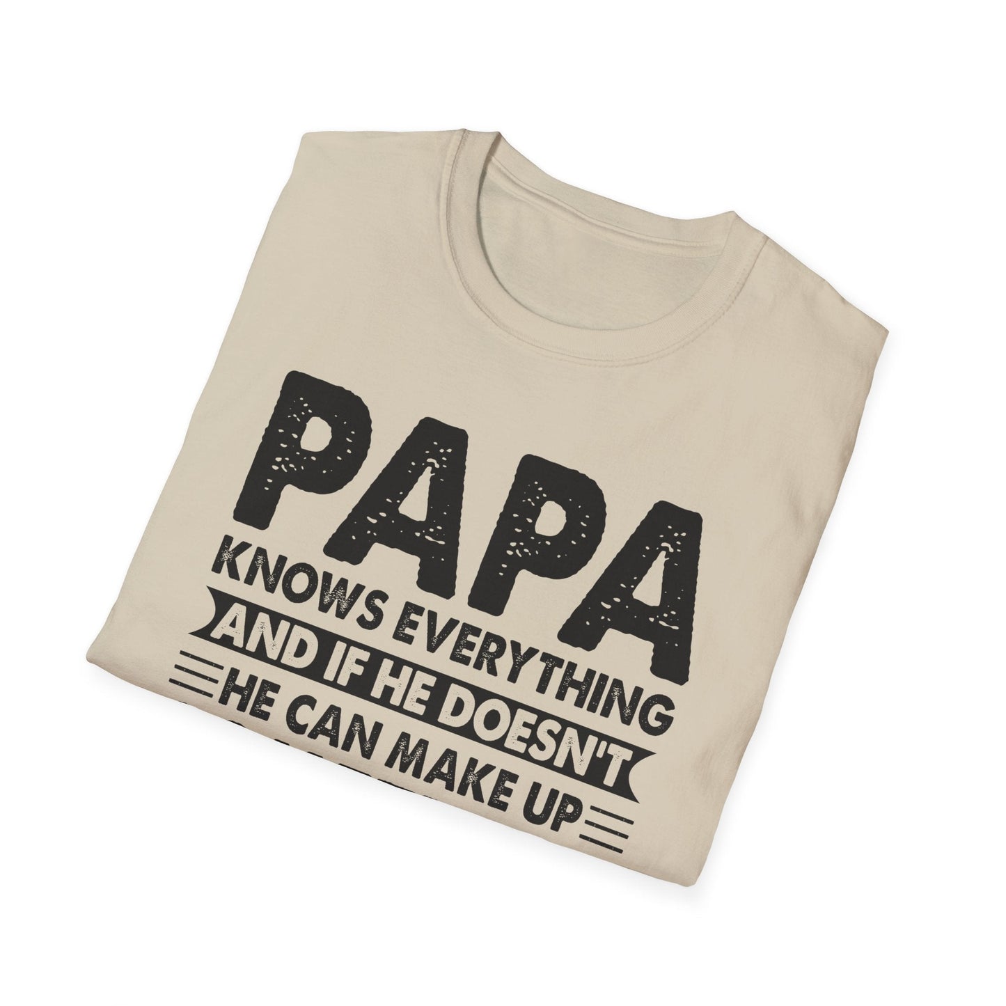 Funny Papa T-Shirt, Gift for Dad, Birthday Shirt, Fun Father's Day Tee, Dad Humor Apparel - Shirt Happens Graphics