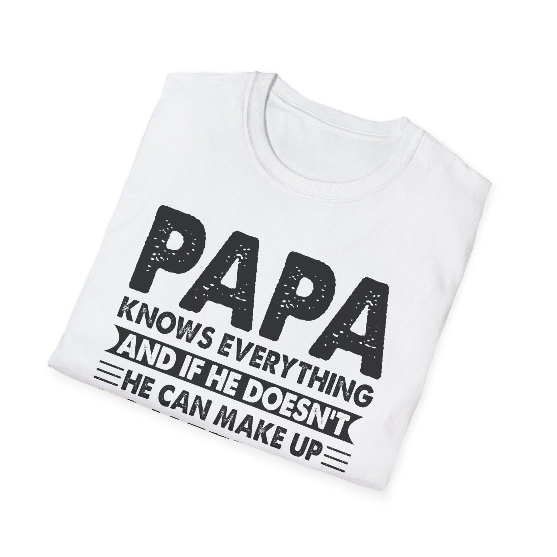 Funny Papa T-Shirt, Gift for Dad, Birthday Shirt, Fun Father's Day Tee, Dad Humor Apparel - Shirt Happens Graphics