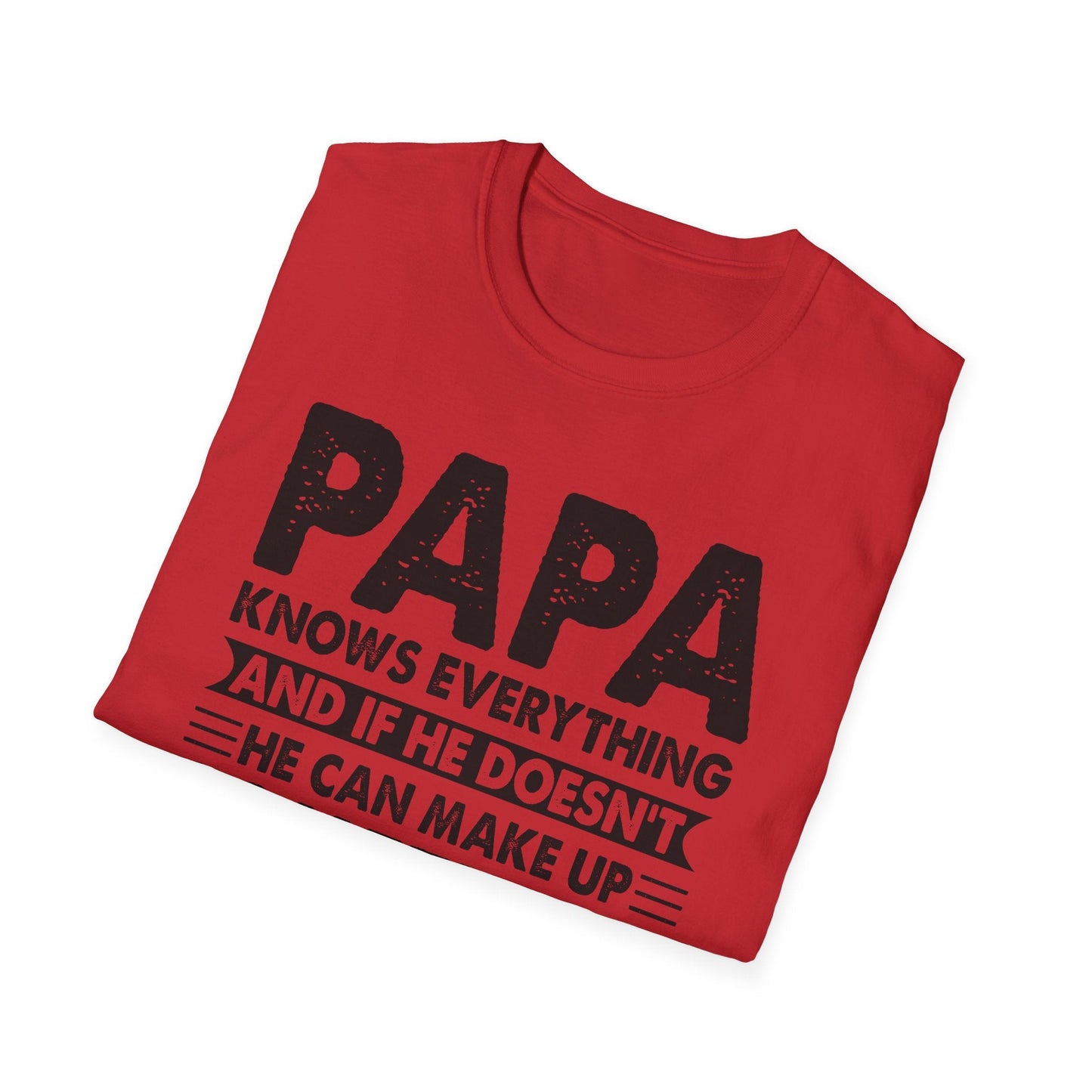 Funny Papa T-Shirt, Gift for Dad, Birthday Shirt, Fun Father's Day Tee, Dad Humor Apparel - Shirt Happens Graphics