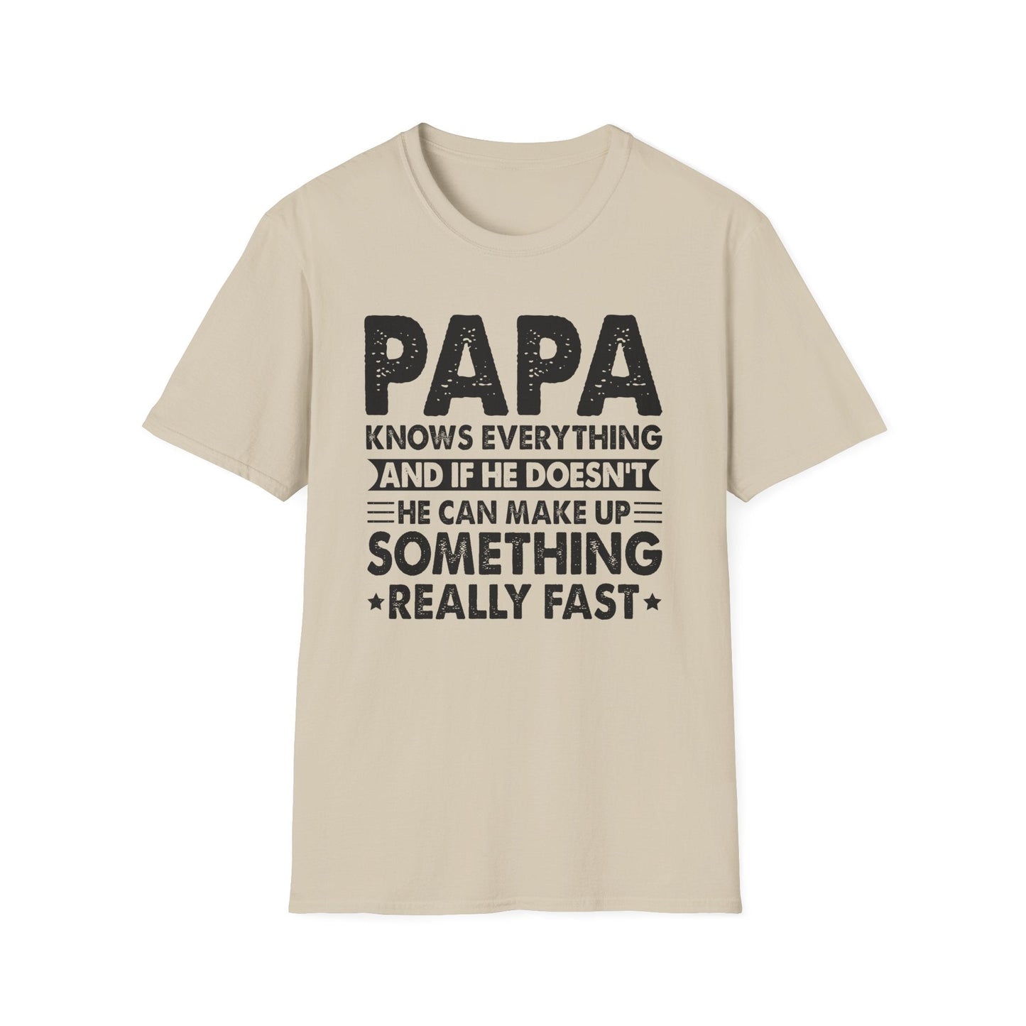 Funny Papa T-Shirt, Gift for Dad, Birthday Shirt, Fun Father's Day Tee, Dad Humor Apparel - Shirt Happens Graphics