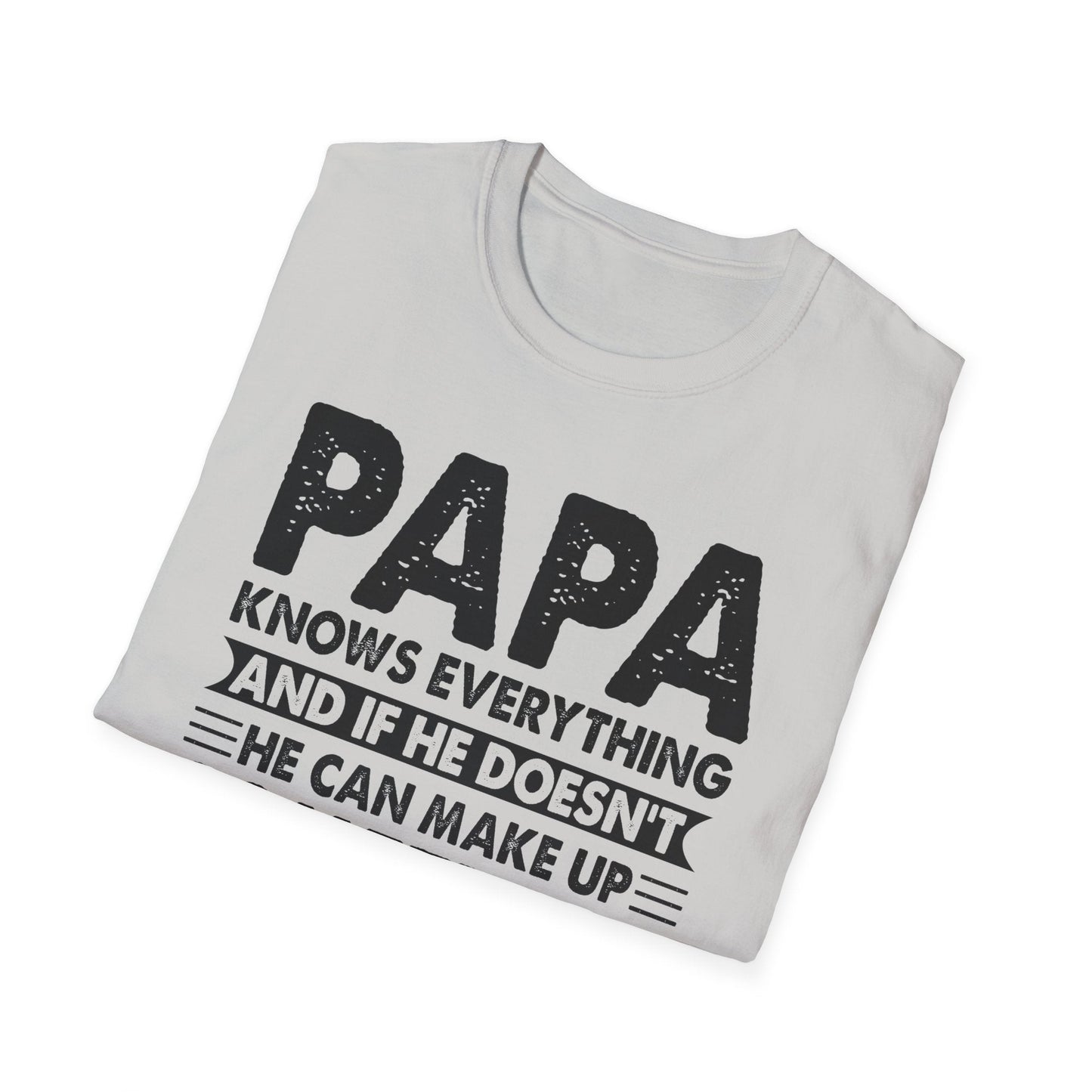 Funny Papa T-Shirt, Gift for Dad, Birthday Shirt, Fun Father's Day Tee, Dad Humor Apparel - Shirt Happens Graphics