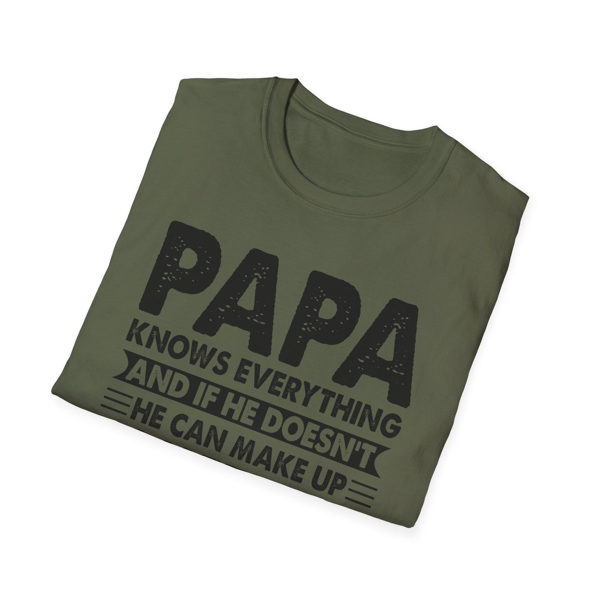 Funny Papa T-Shirt, Gift for Dad, Birthday Shirt, Fun Father's Day Tee, Dad Humor Apparel - Shirt Happens Graphics