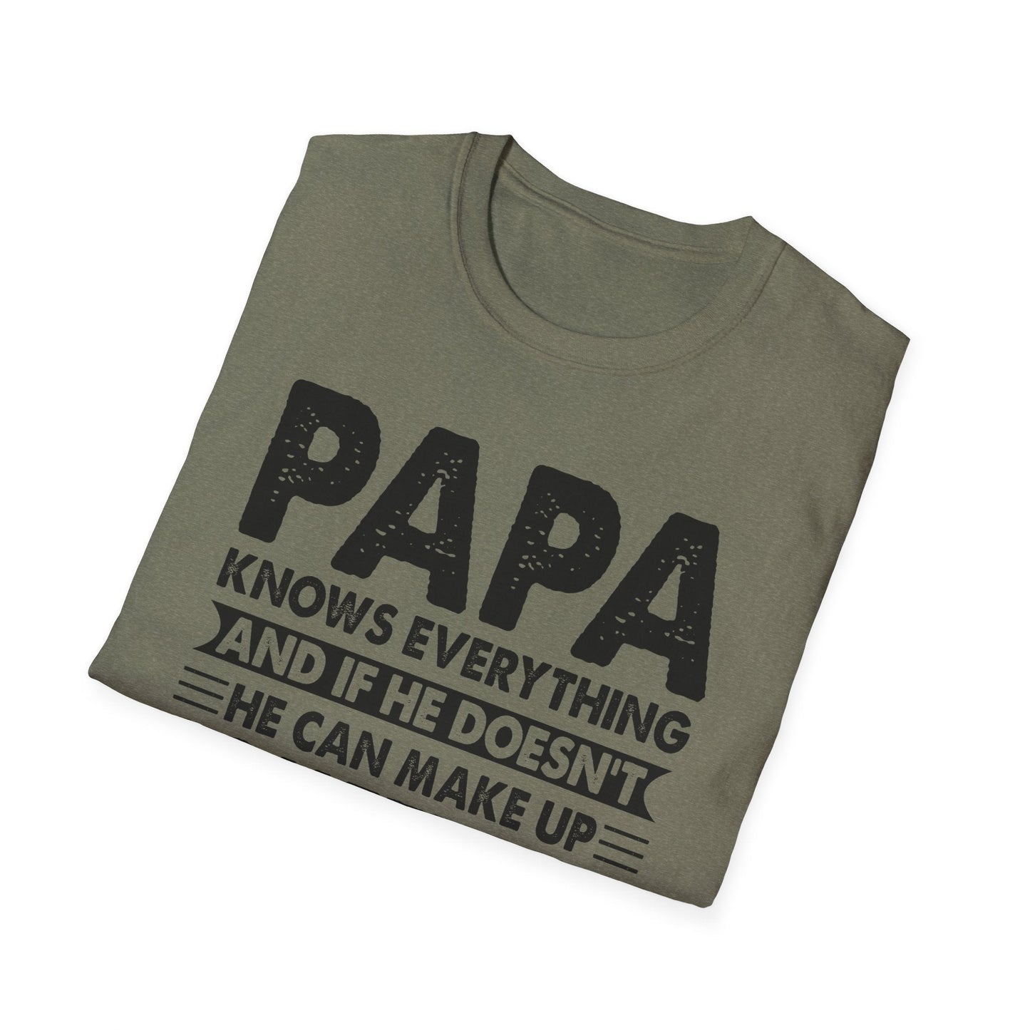 Funny Papa T-Shirt, Gift for Dad, Birthday Shirt, Fun Father's Day Tee, Dad Humor Apparel - Shirt Happens Graphics