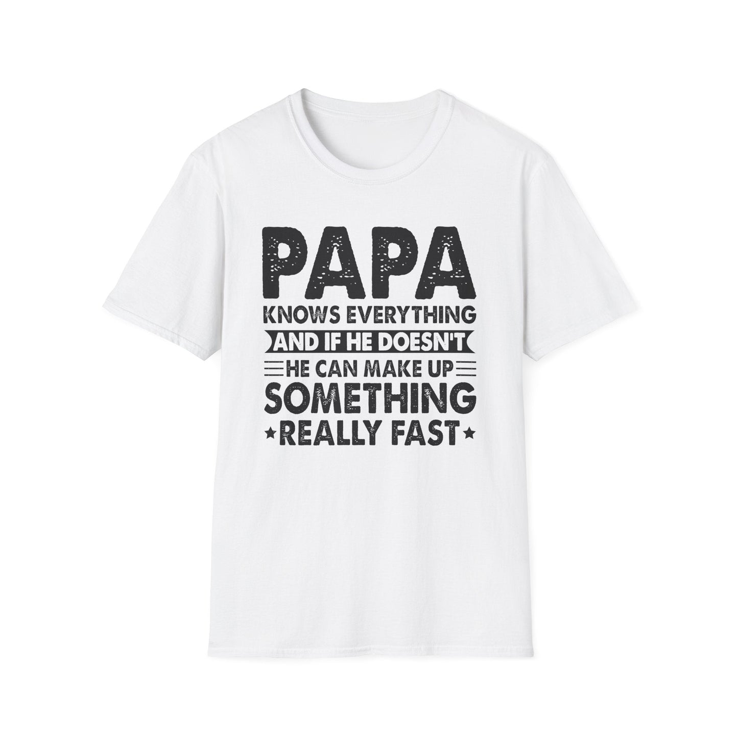 Funny Papa T-Shirt, Gift for Dad, Birthday Shirt, Fun Father's Day Tee, Dad Humor Apparel - Shirt Happens Graphics