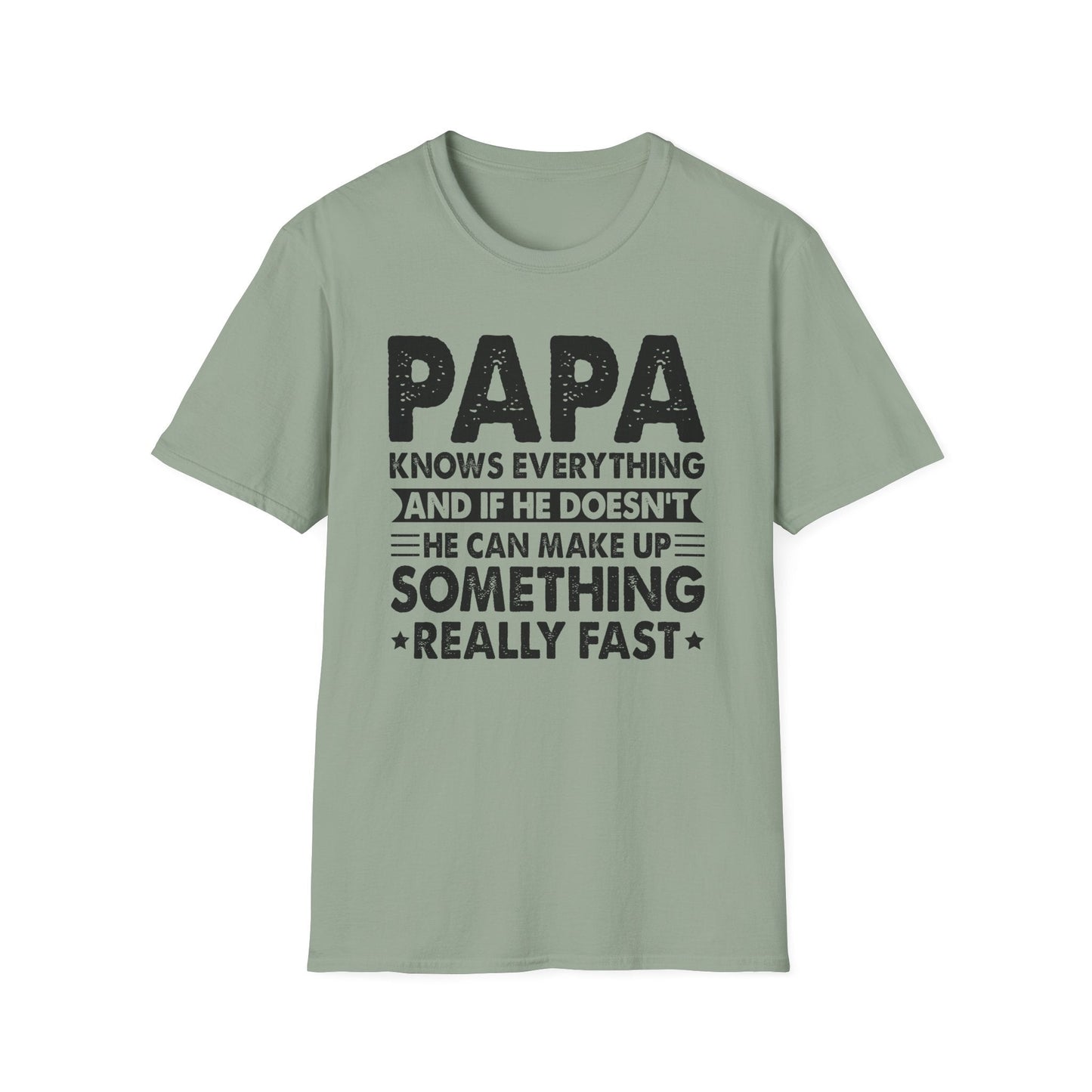 Funny Papa T-Shirt, Gift for Dad, Birthday Shirt, Fun Father's Day Tee, Dad Humor Apparel - Shirt Happens Graphics