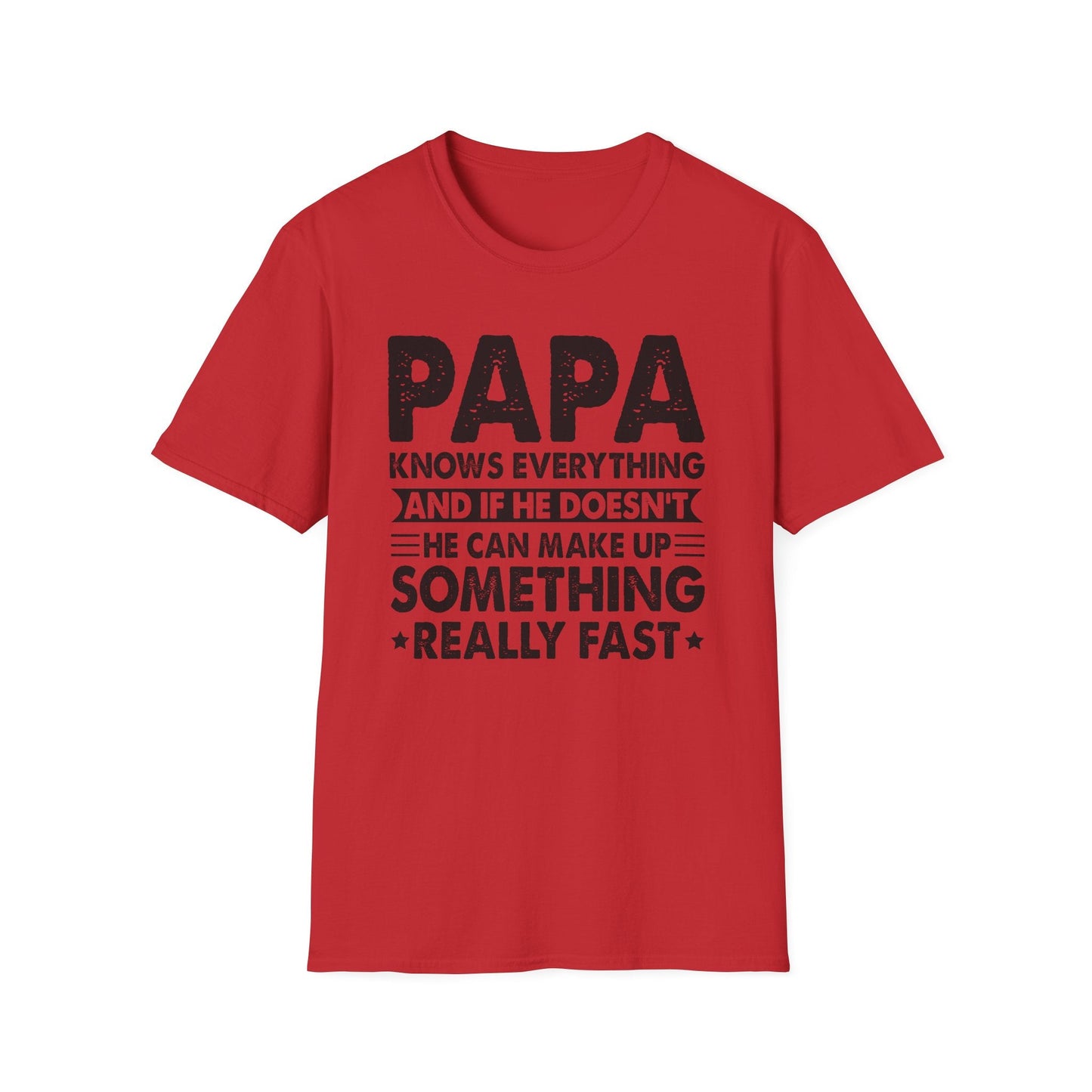 Funny Papa T-Shirt, Gift for Dad, Birthday Shirt, Fun Father's Day Tee, Dad Humor Apparel - Shirt Happens Graphics