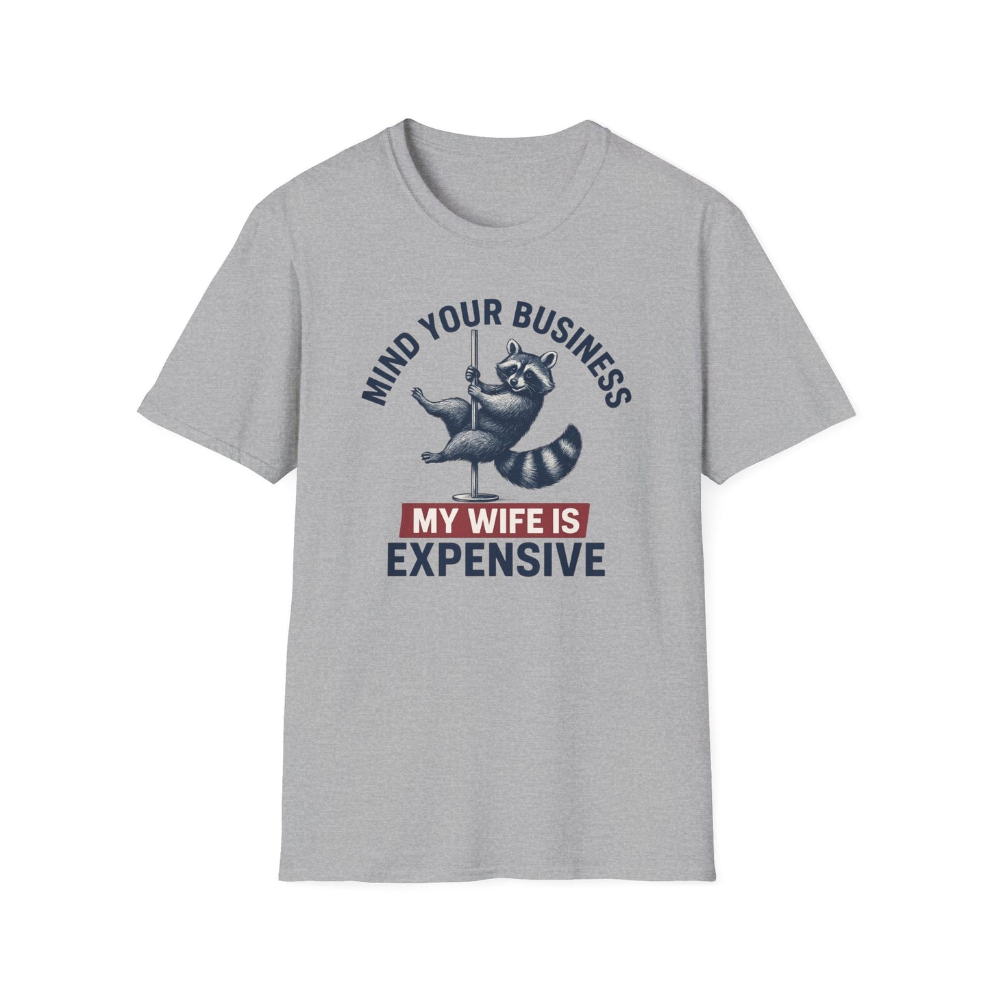 Funny Raccoon T-Shirt - Mind Your Business, Perfect for Gifting on Anniversaries, Birthdays, Casual Outings, Gift for Spouses, [...] - Shirt Happens Graphics