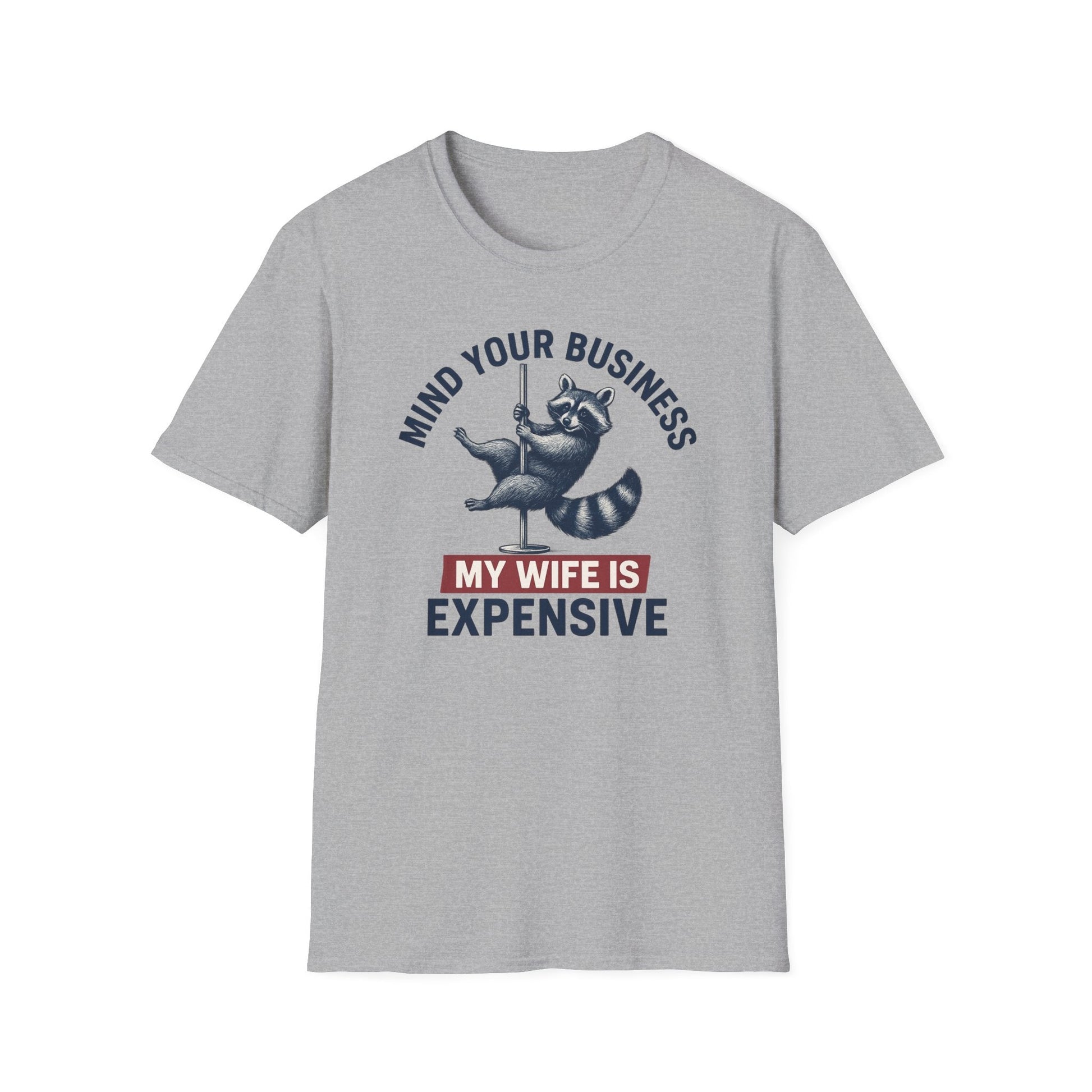 Funny Raccoon T-Shirt - Mind Your Business, Perfect for Gifting on Anniversaries, Birthdays, Casual Outings, Gift for Spouses, [...] - Shirt Happens Graphics