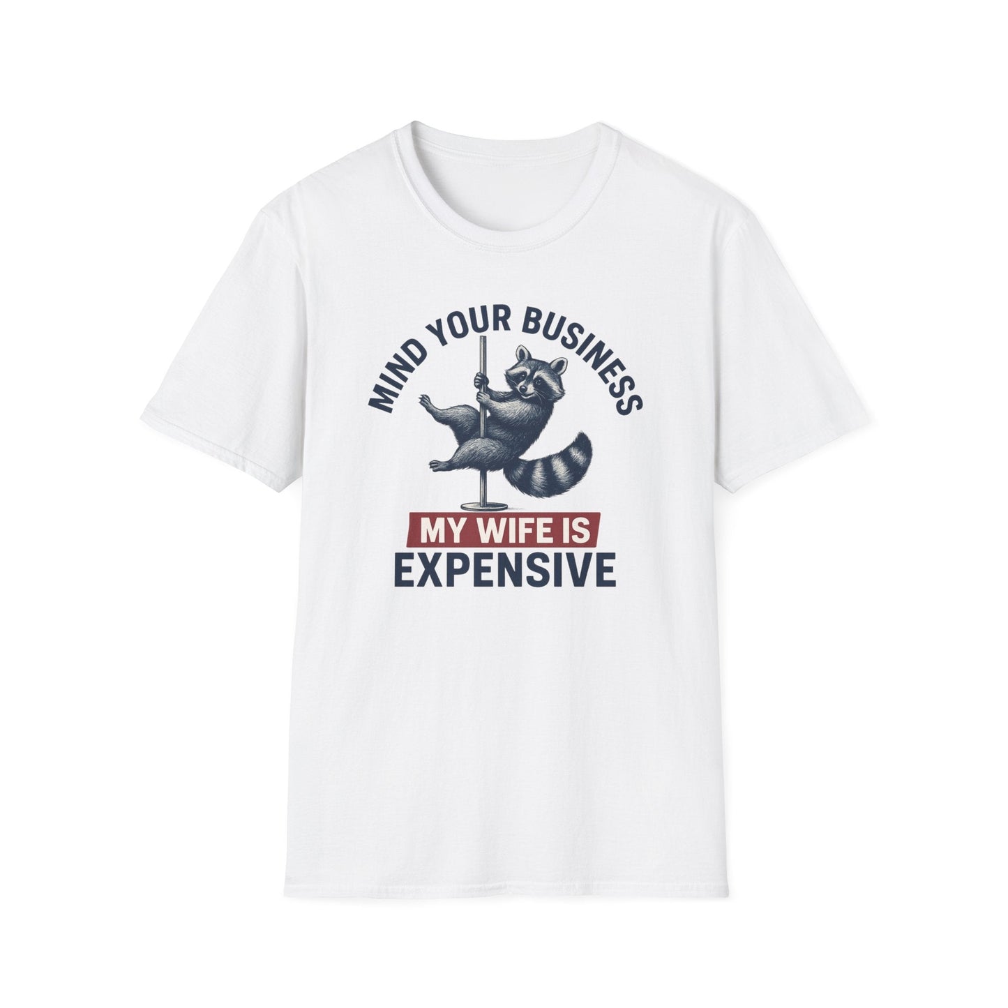 Funny Raccoon T-Shirt - Mind Your Business, Perfect for Gifting on Anniversaries, Birthdays, Casual Outings, Gift for Spouses, [...] - Shirt Happens Graphics