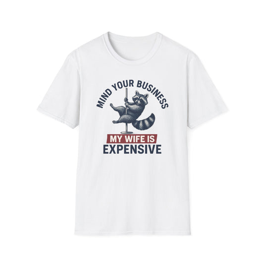 Funny Raccoon T-Shirt - Mind Your Business, Perfect for Gifting on Anniversaries, Birthdays, Casual Outings, Gift for Spouses, [...] - Shirt Happens Graphics