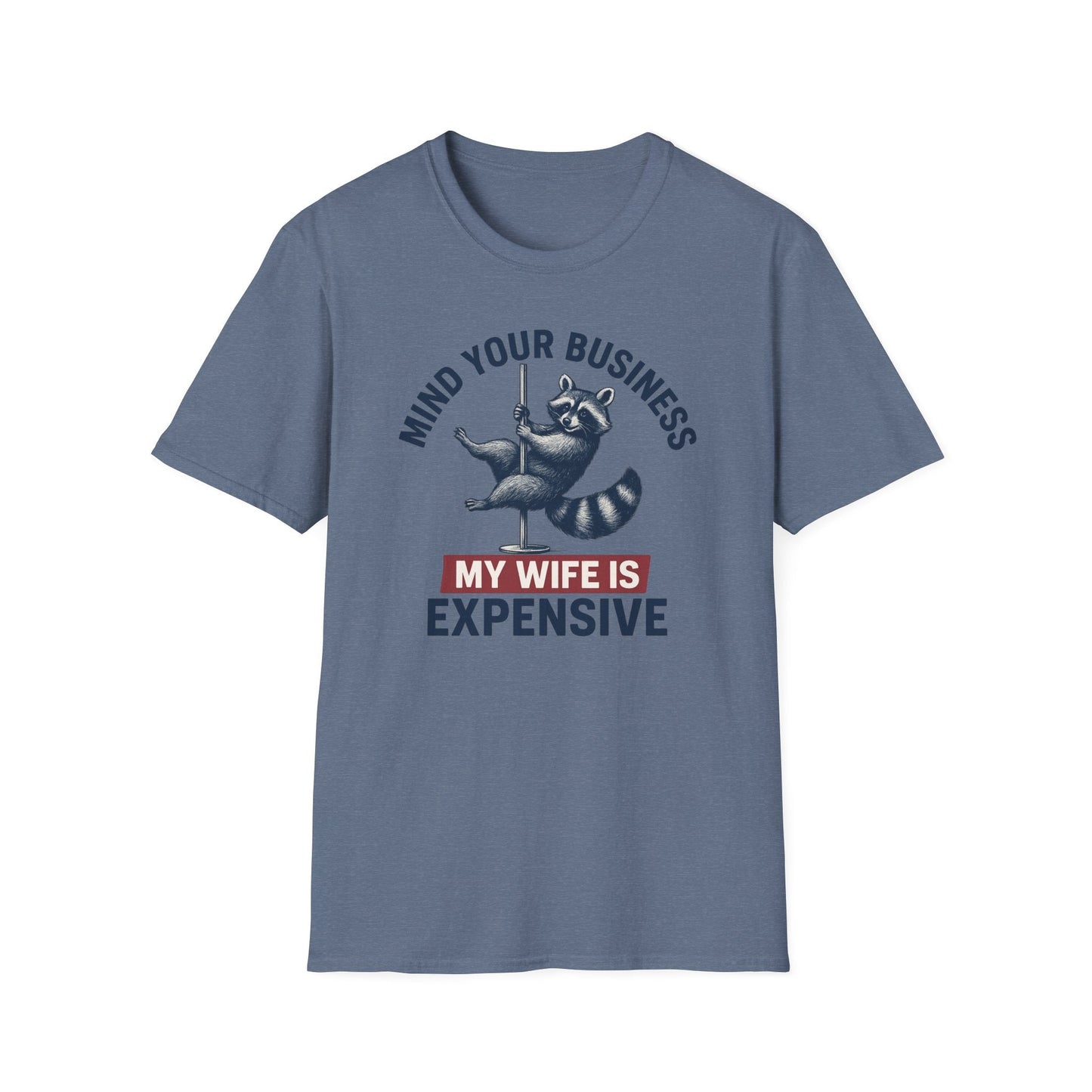 Funny Raccoon T-Shirt - Mind Your Business, Perfect for Gifting on Anniversaries, Birthdays, Casual Outings, Gift for Spouses, [...] - Shirt Happens Graphics