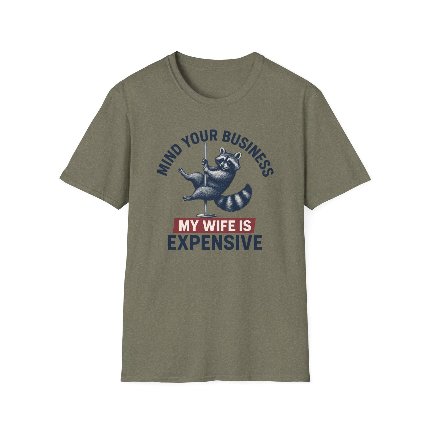 Funny Raccoon T-Shirt - Mind Your Business, Perfect for Gifting on Anniversaries, Birthdays, Casual Outings, Gift for Spouses, [...] - Shirt Happens Graphics