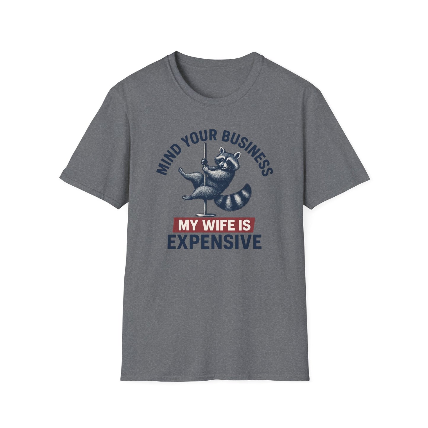 Funny Raccoon T-Shirt - Mind Your Business, Perfect for Gifting on Anniversaries, Birthdays, Casual Outings, Gift for Spouses, [...] - Shirt Happens Graphics
