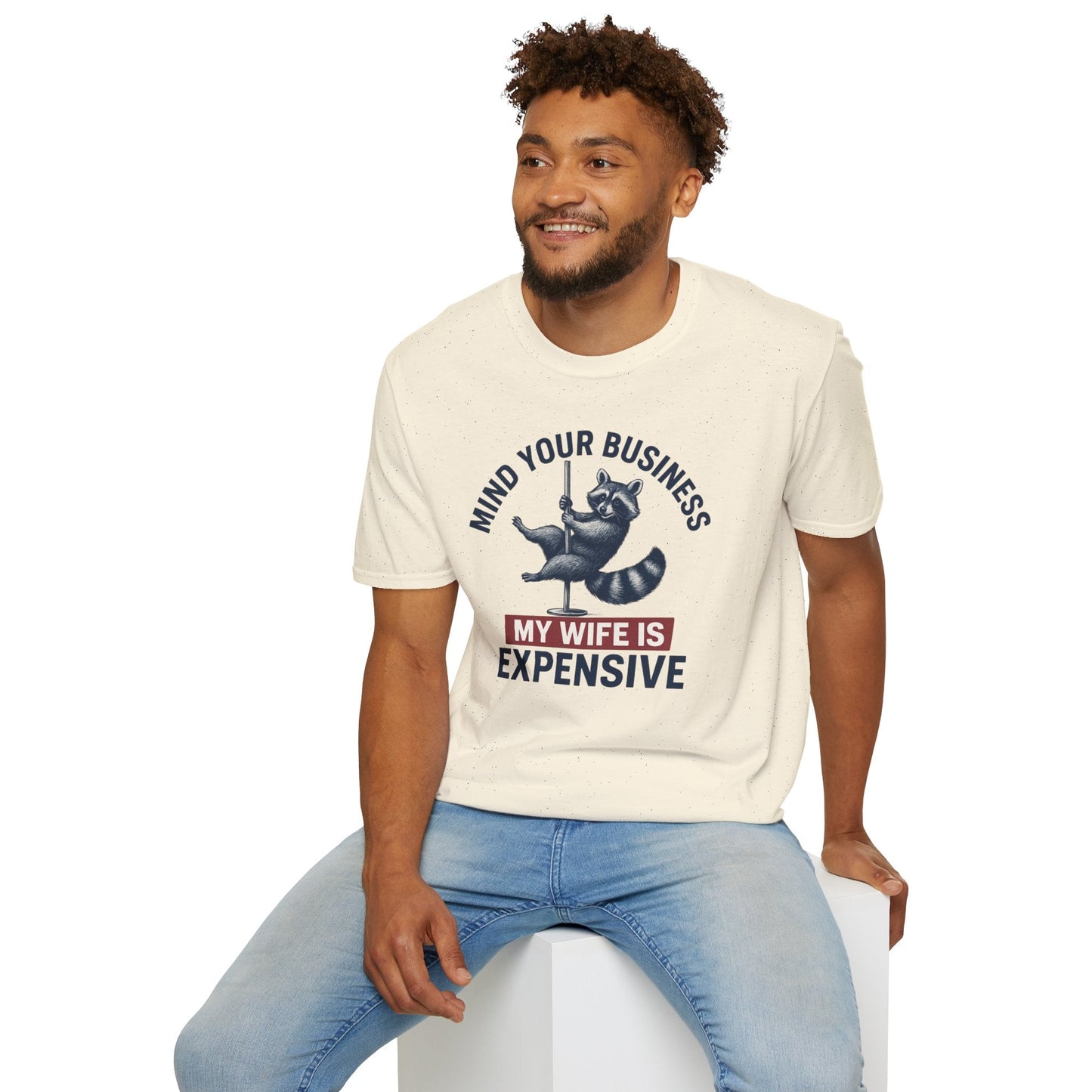 Funny Raccoon T-Shirt - Mind Your Business, Perfect for Gifting on Anniversaries, Birthdays, Casual Outings, Gift for Spouses, [...] - Shirt Happens Graphics