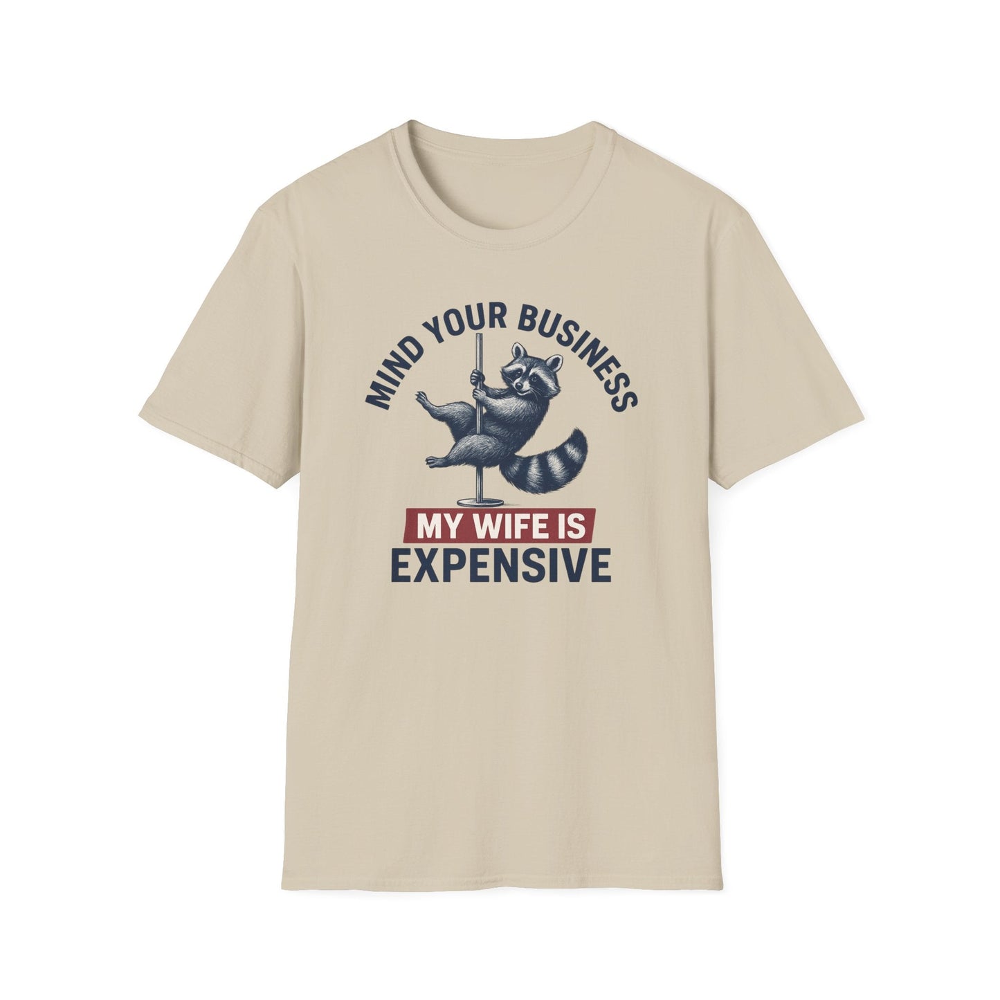 Funny Raccoon T-Shirt - Mind Your Business, Perfect for Gifting on Anniversaries, Birthdays, Casual Outings, Gift for Spouses, [...] - Shirt Happens Graphics