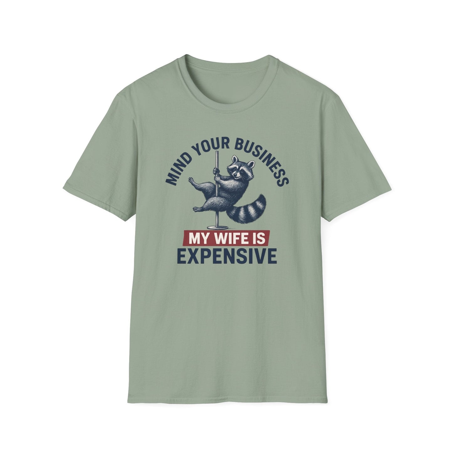 Funny Raccoon T-Shirt - Mind Your Business, Perfect for Gifting on Anniversaries, Birthdays, Casual Outings, Gift for Spouses, [...] - Shirt Happens Graphics