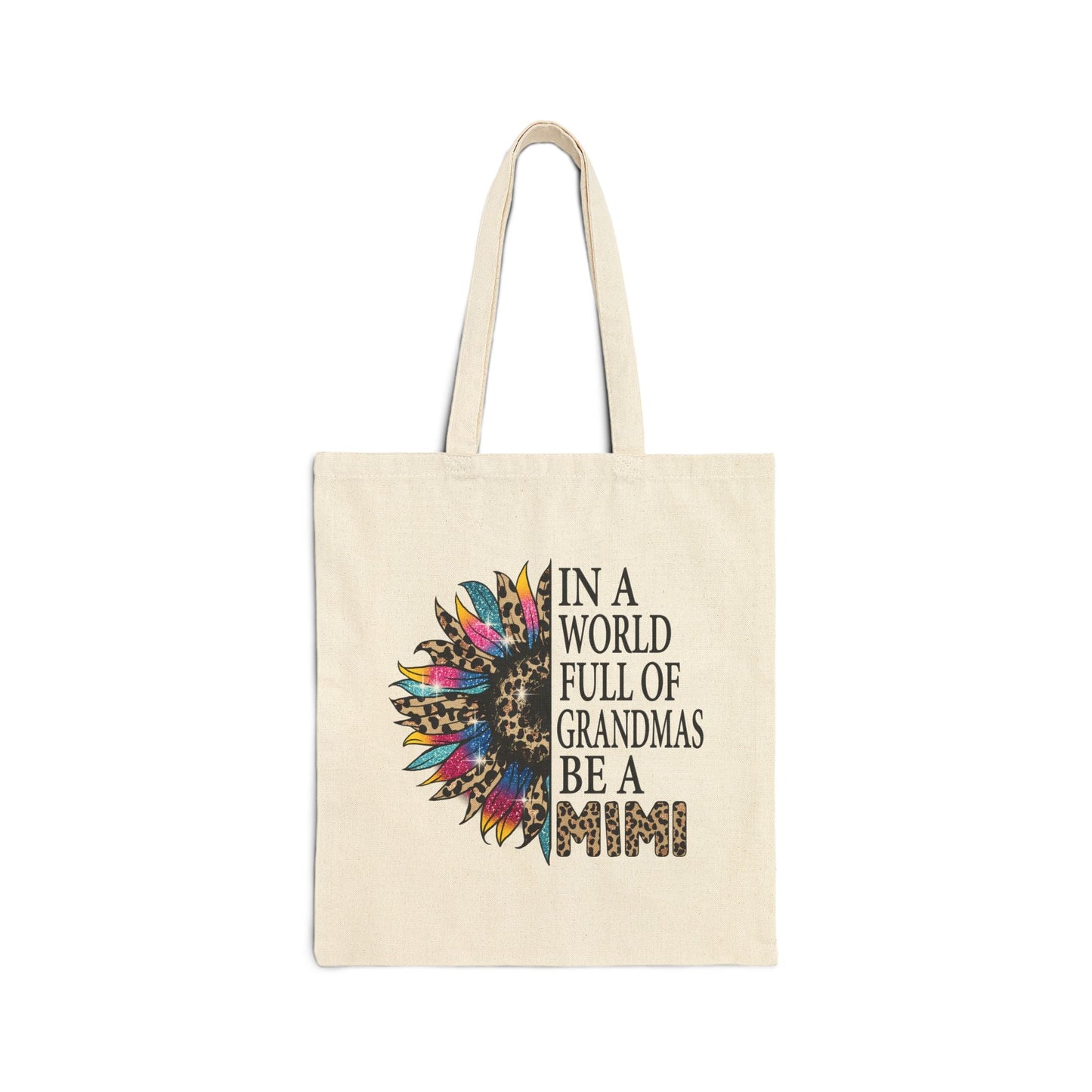 Grandma's Love Tote Bag | Cute Cotton Bag, Mother's Day Gift, Eco - Friendly Bag, Custom Tote, Everyday Use - Shirt Happens Graphics