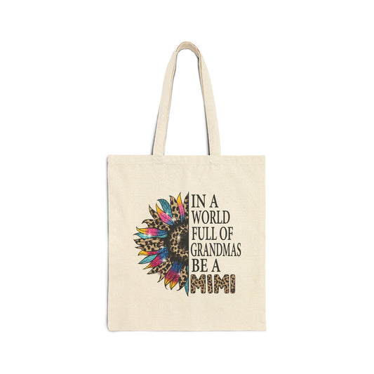Grandma's Love Tote Bag | Cute Cotton Bag, Mother's Day Gift, Eco - Friendly Bag, Custom Tote, Everyday Use - Shirt Happens Graphics