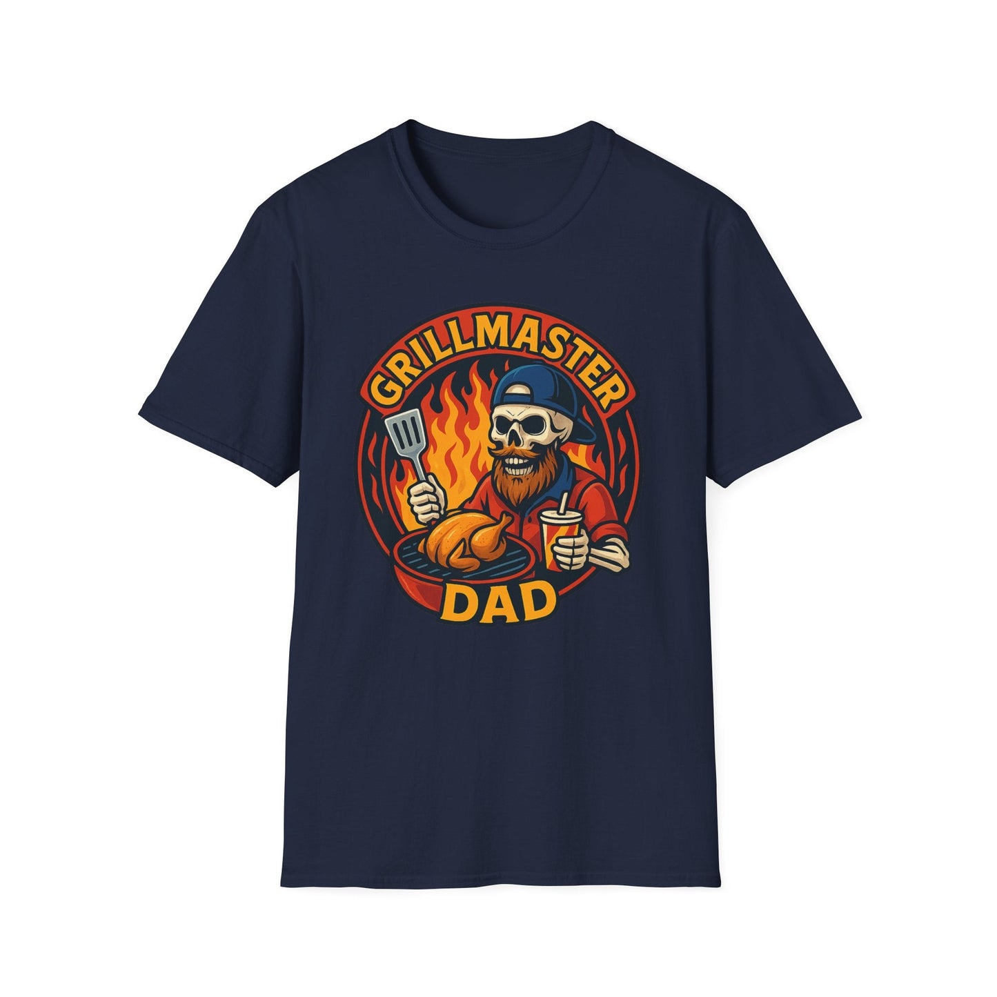 Grillmaster Dad T-Shirt | Unisex BBQ Shirt for Dads | Father's Day Gift, Cookout Apparel, Funny Gift for Men, Dad Life Tee - Shirt Happens Graphics
