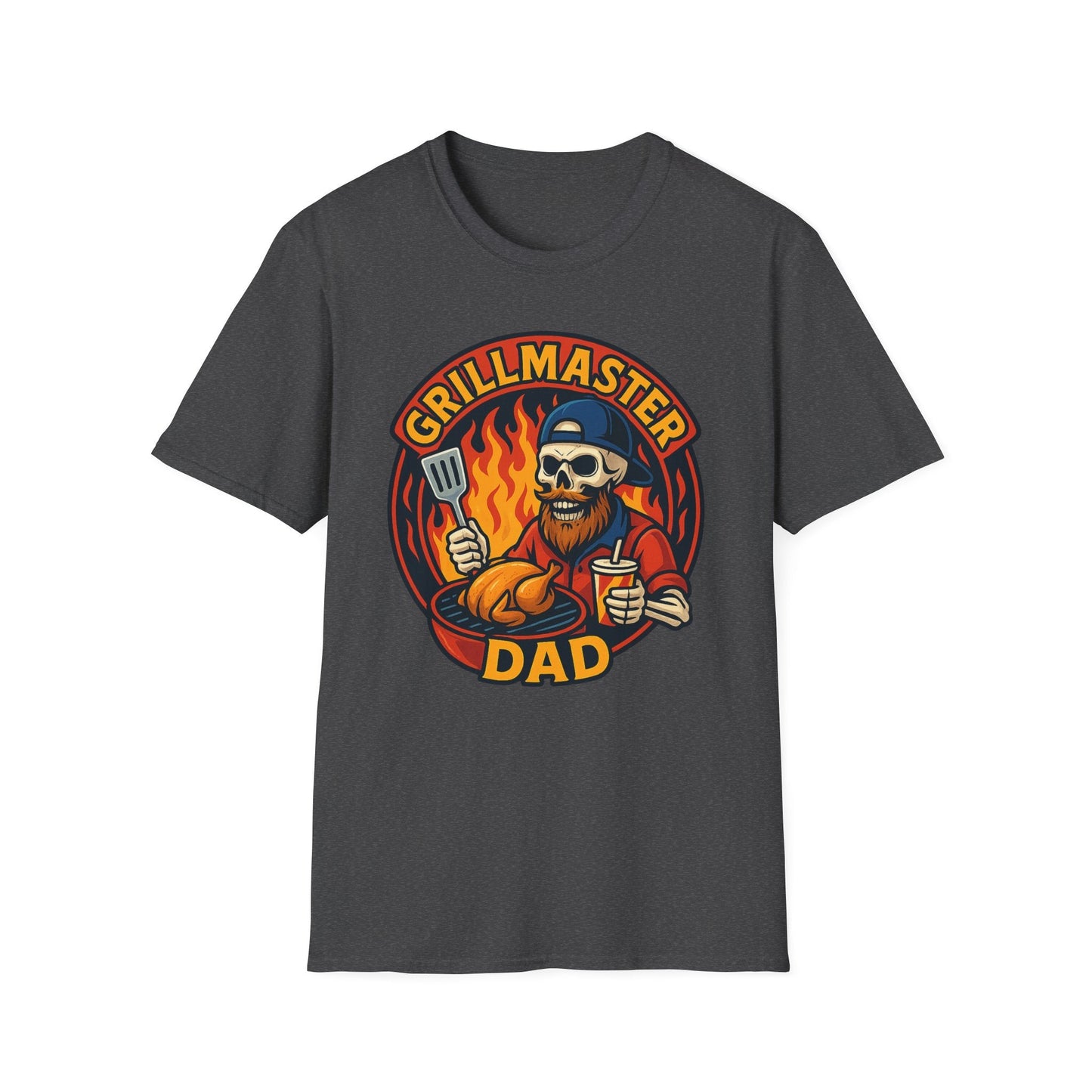 Grillmaster Dad T-Shirt | Unisex BBQ Shirt for Dads | Father's Day Gift, Cookout Apparel, Funny Gift for Men, Dad Life Tee - Shirt Happens Graphics