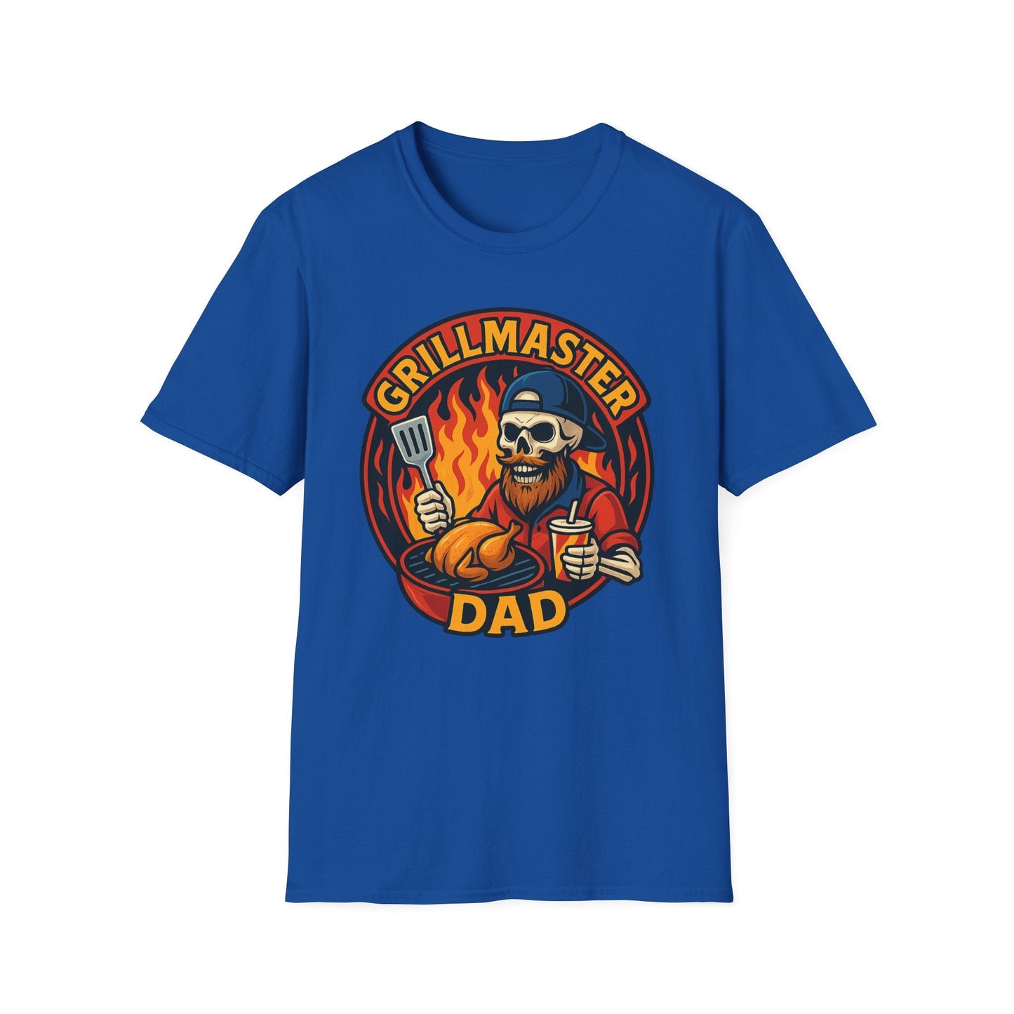 Grillmaster Dad T-Shirt | Unisex BBQ Shirt for Dads | Father's Day Gift, Cookout Apparel, Funny Gift for Men, Dad Life Tee - Shirt Happens Graphics