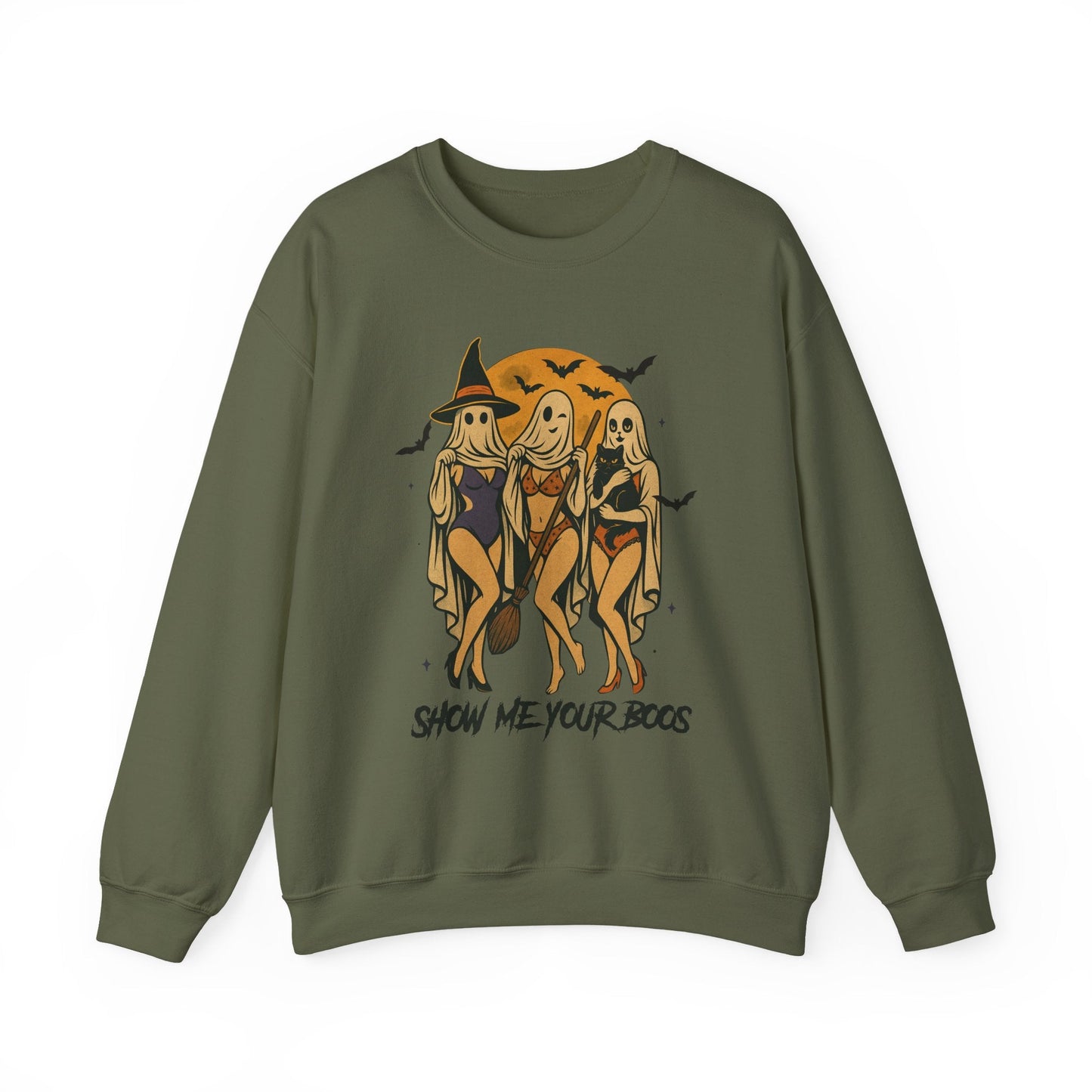 Halloween Crewneck Sweatshirt - Shirt Happens Graphics