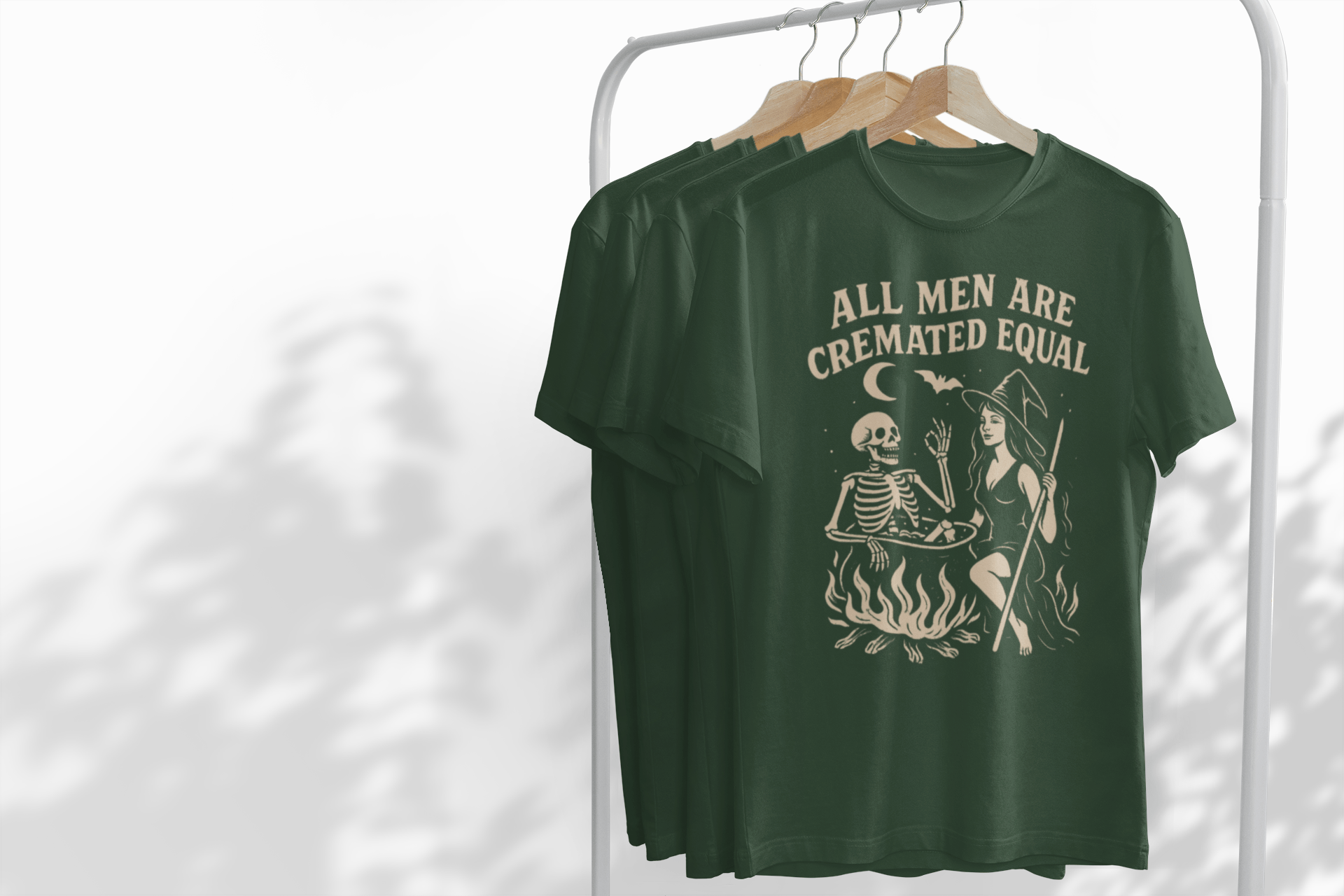 Halloween Witty Tee, Oversized Graphic Tee - Shirt Happens Graphics