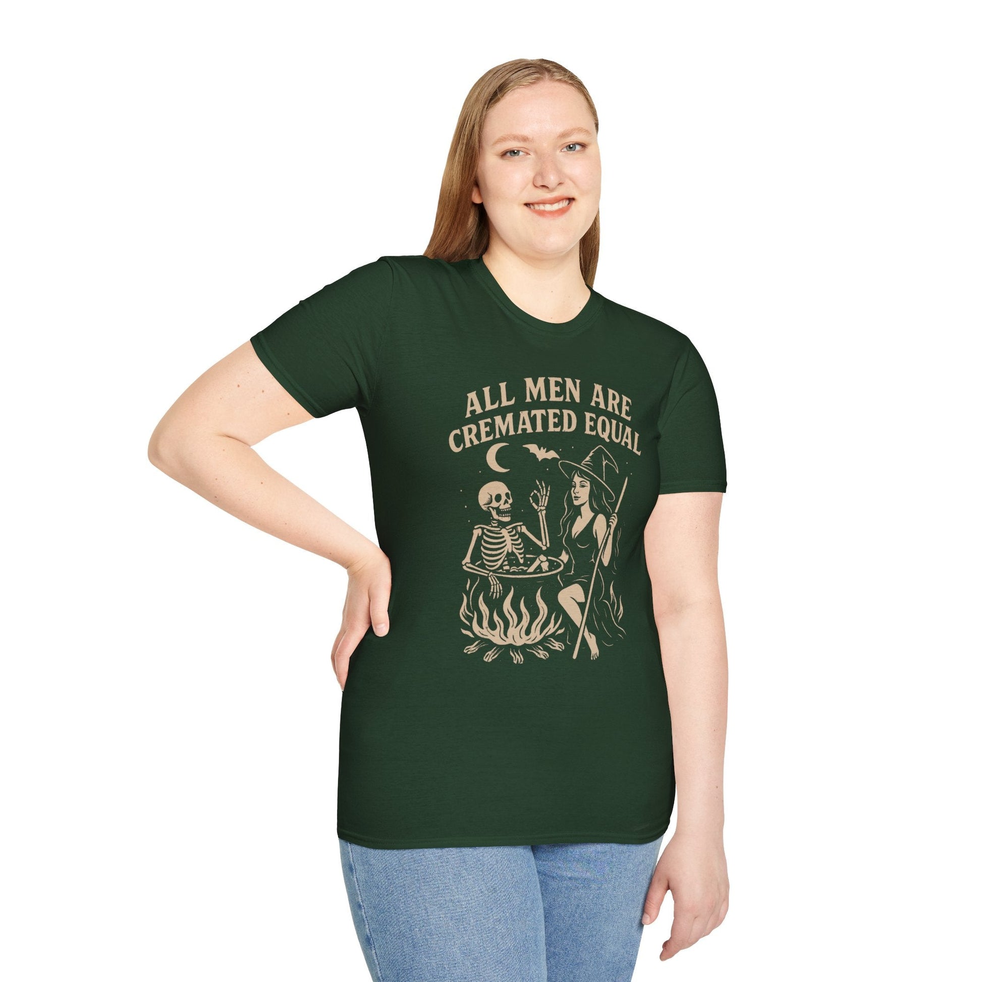 Halloween Witty Tee, Oversized Graphic Tee - Shirt Happens Graphics
