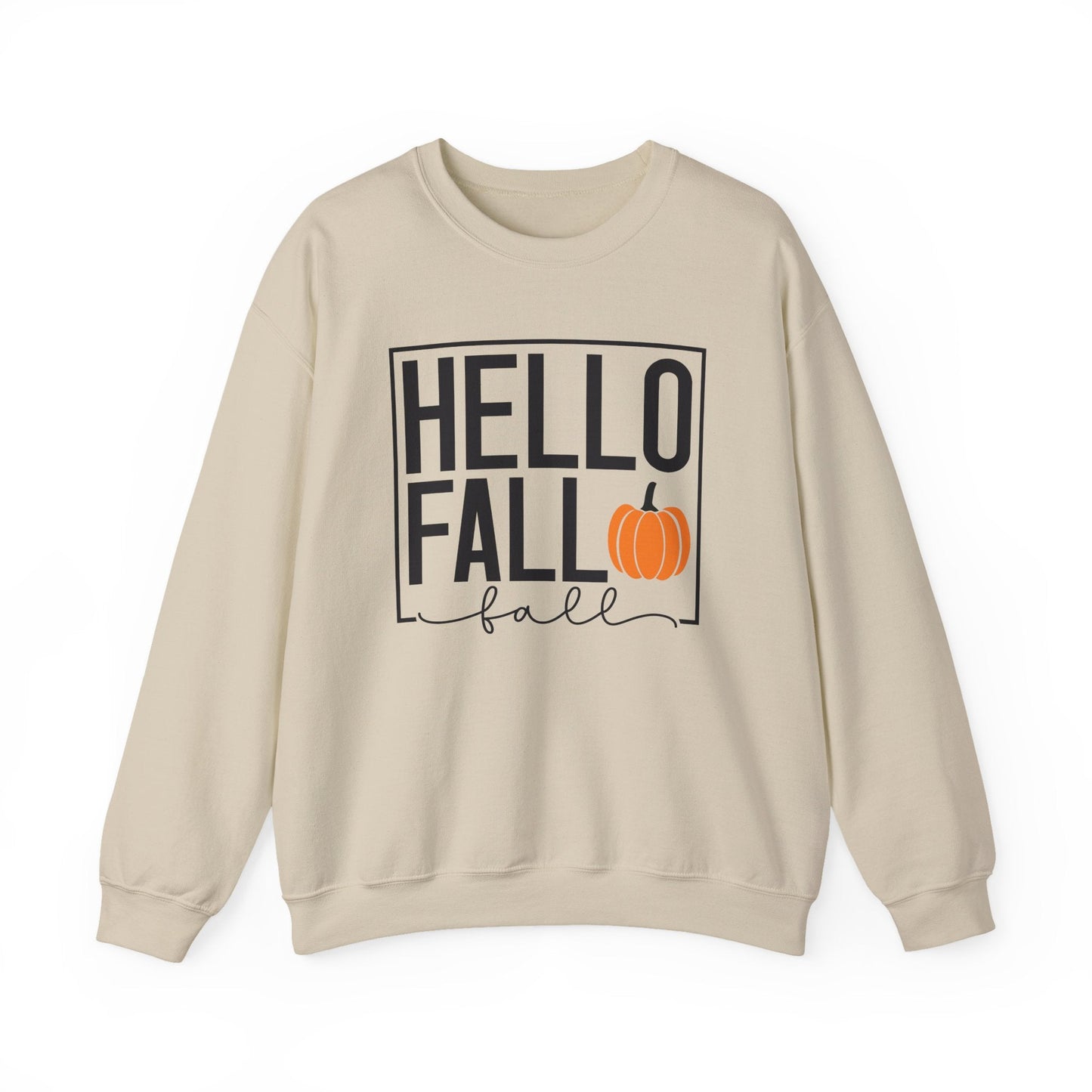 Hello Fall Cozy Fall Sweatshirt - Shirt Happens Graphics