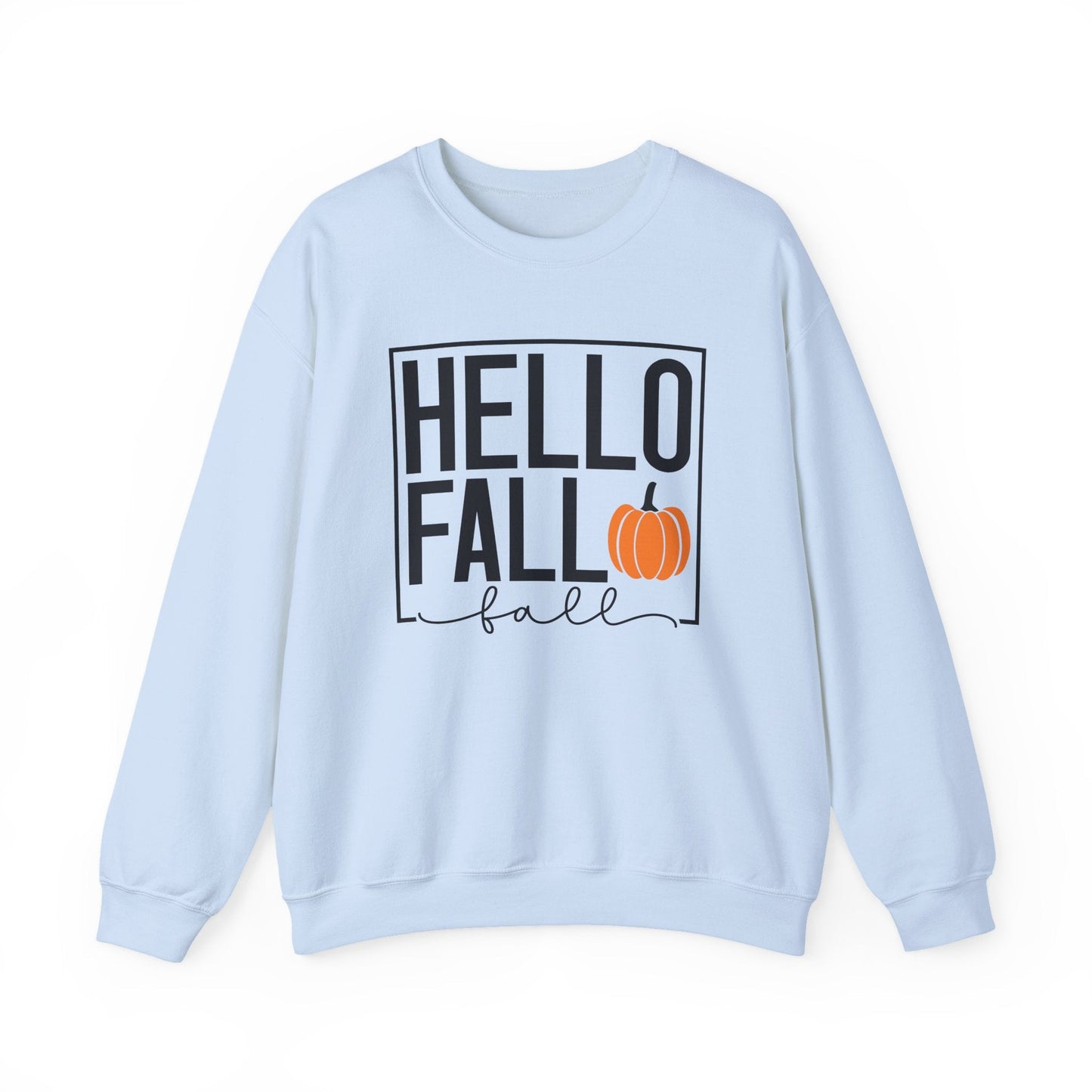 Hello Fall Cozy Fall Sweatshirt - Shirt Happens Graphics