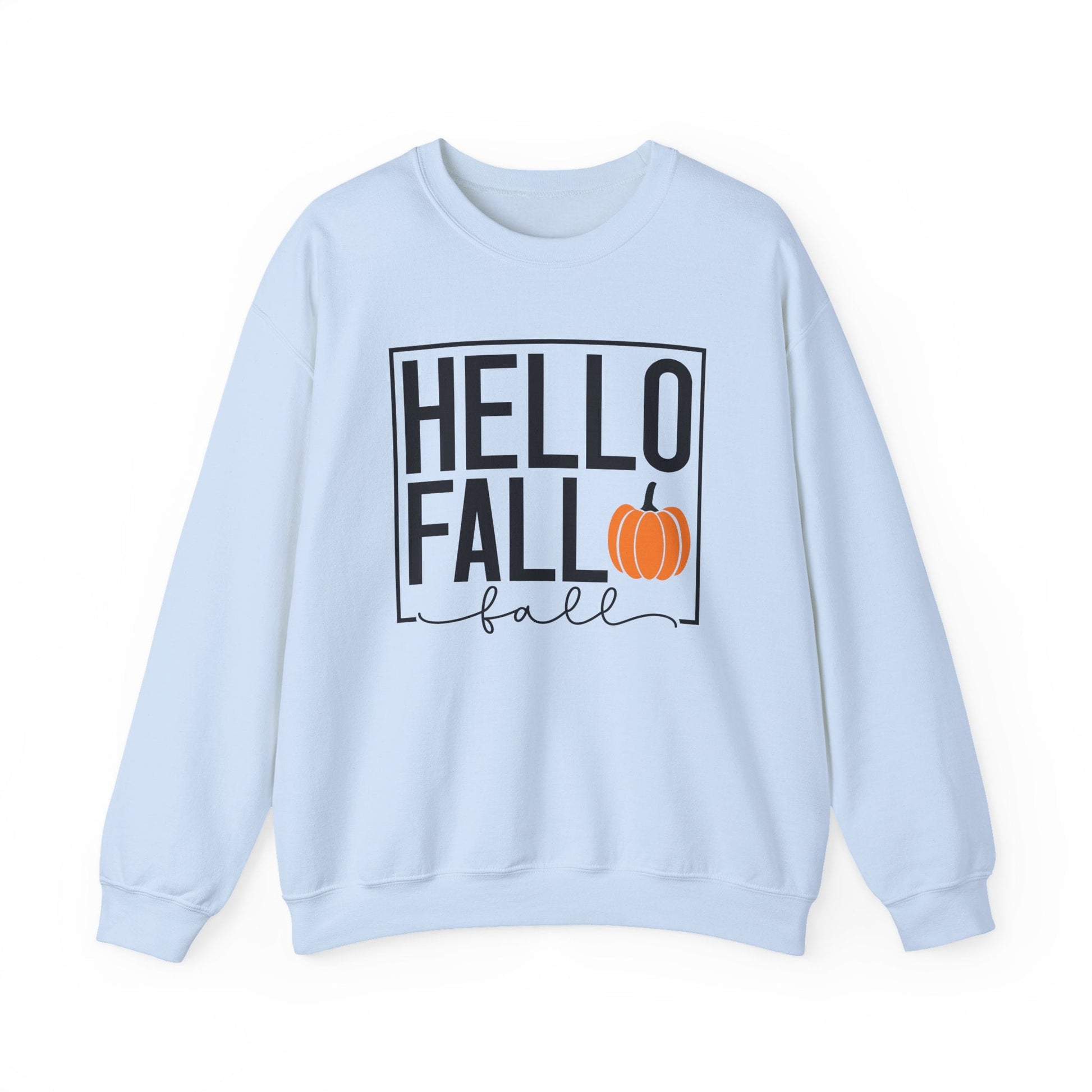 Hello Fall Cozy Fall Sweatshirt - Shirt Happens Graphics