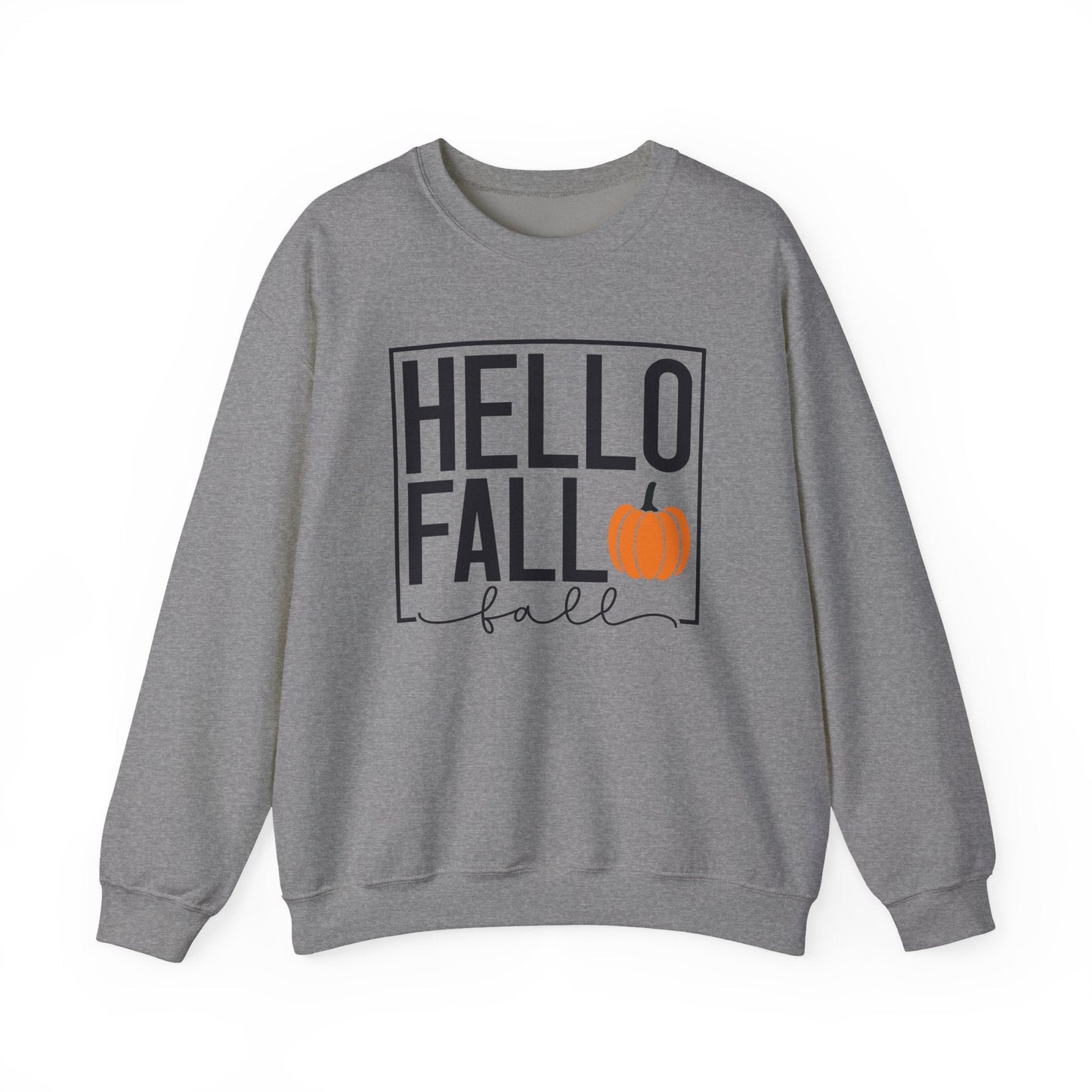 Hello Fall Cozy Fall Sweatshirt - Shirt Happens Graphics