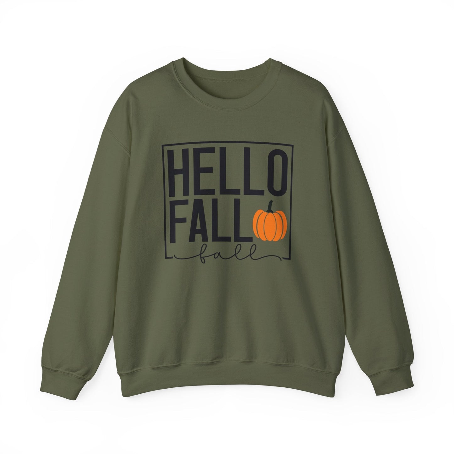 Hello Fall Cozy Fall Sweatshirt - Shirt Happens Graphics
