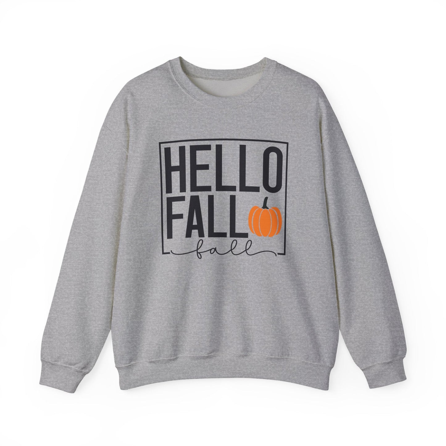 Hello Fall Cozy Fall Sweatshirt - Shirt Happens Graphics