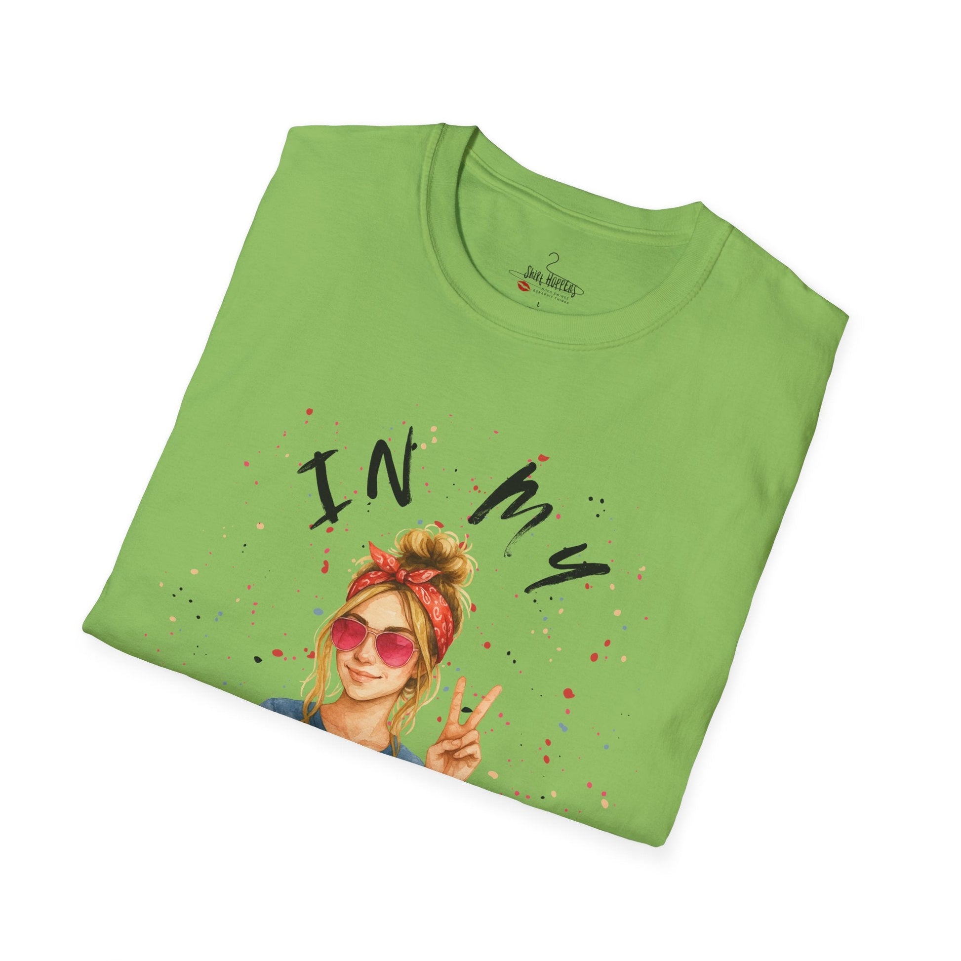 IDGAF ERA - Trendy Graphic T-Shirt for Casual Vibes - Perfect Gift for Friends, Birthday Celebration, Festivals, Everyday Wear, Unique Style - Shirt Happens Graphics