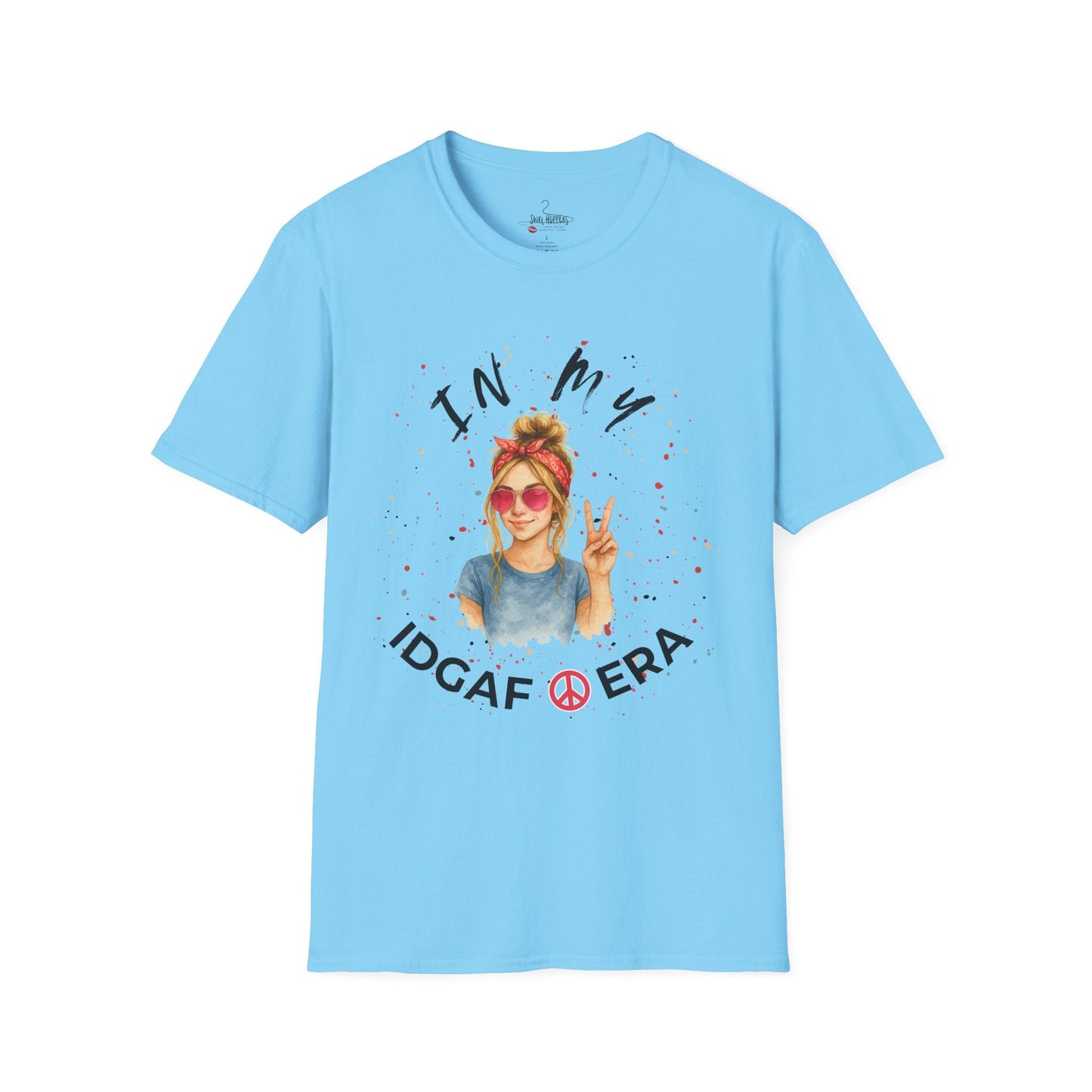 IDGAF ERA - Trendy Graphic T-Shirt for Casual Vibes - Perfect Gift for Friends, Birthday Celebration, Festivals, Everyday Wear, Unique Style - Shirt Happens Graphics